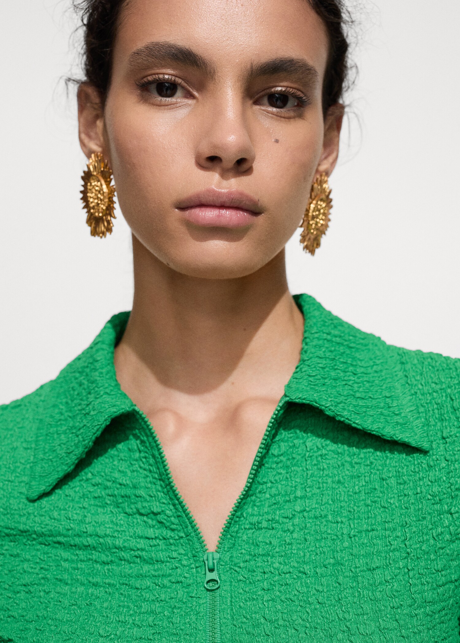 Robe col polo texturée - Détail de l'article 1