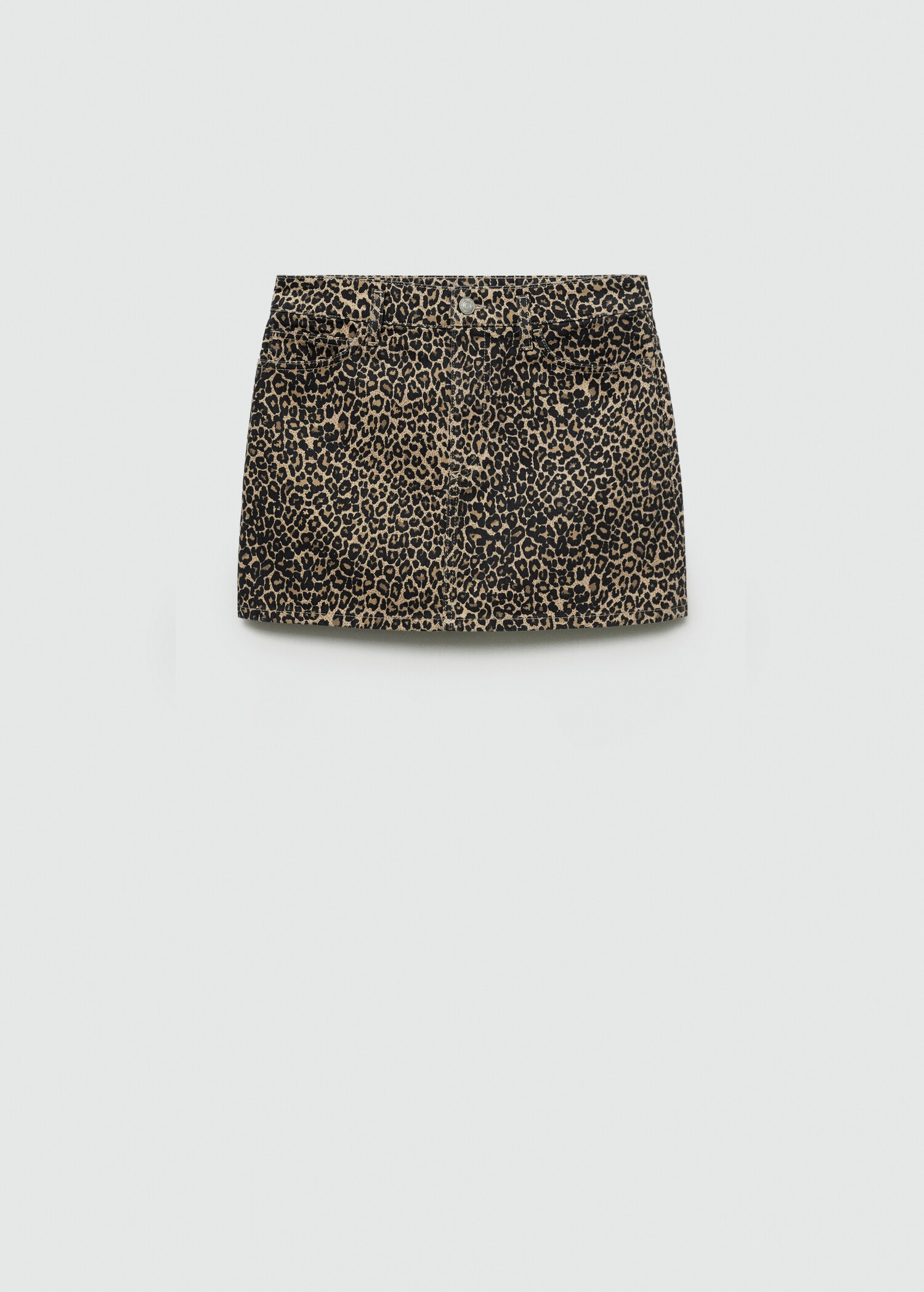 Minifalda vaquera leopardo - Artículo sin modelo