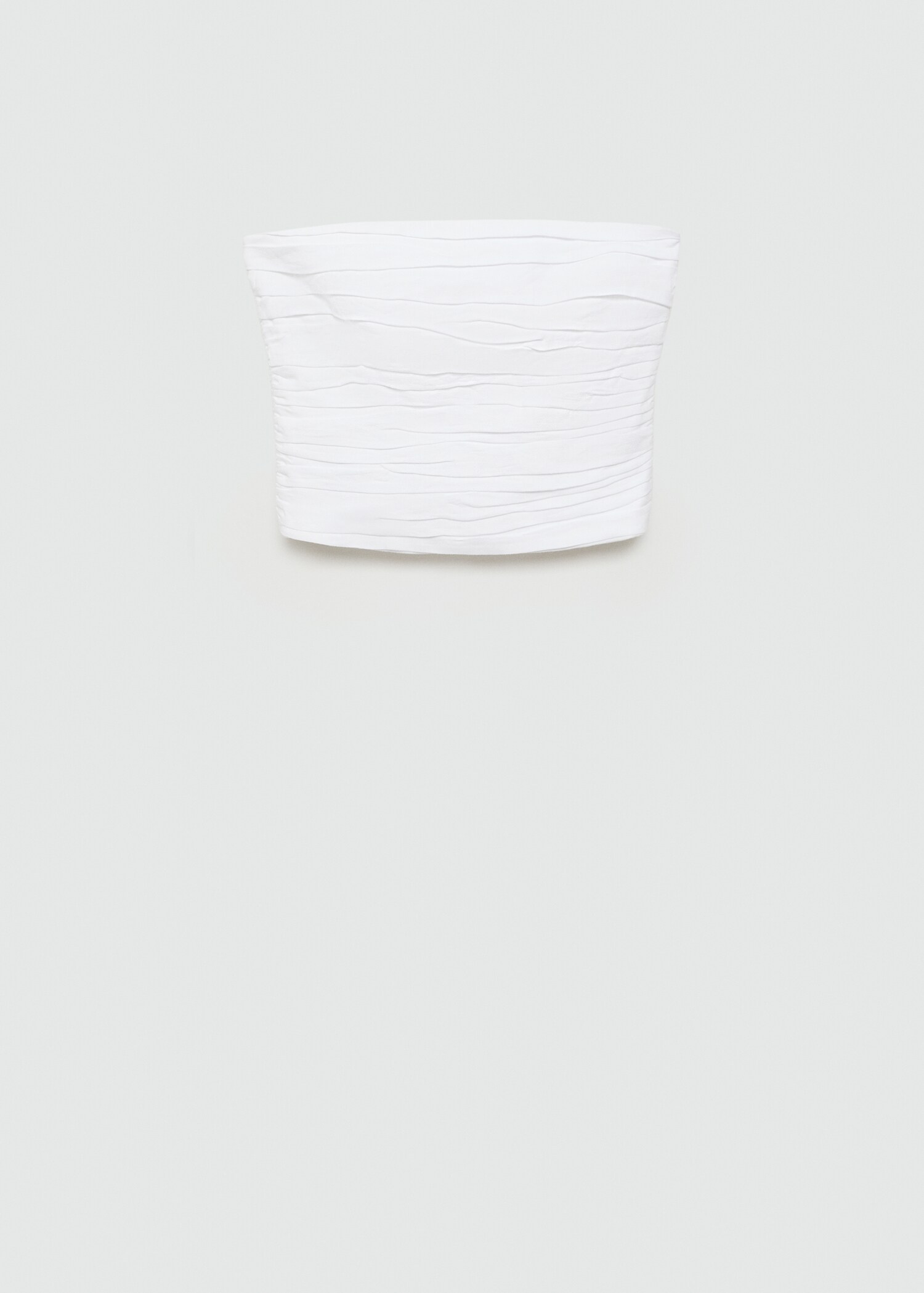 Draped linen top - Article without model