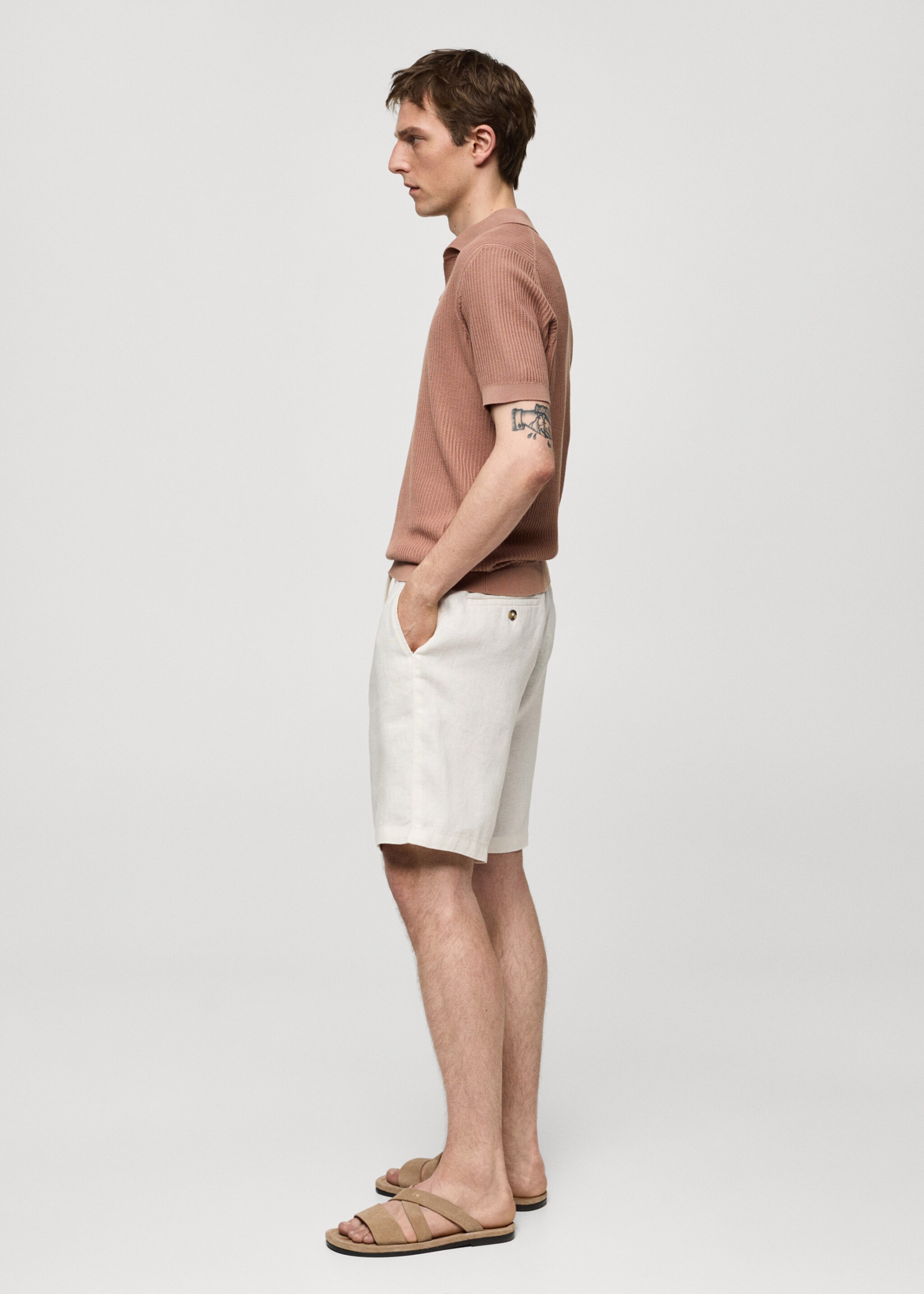 Bermudas 100% lino cordón - Detalle del artículo 6