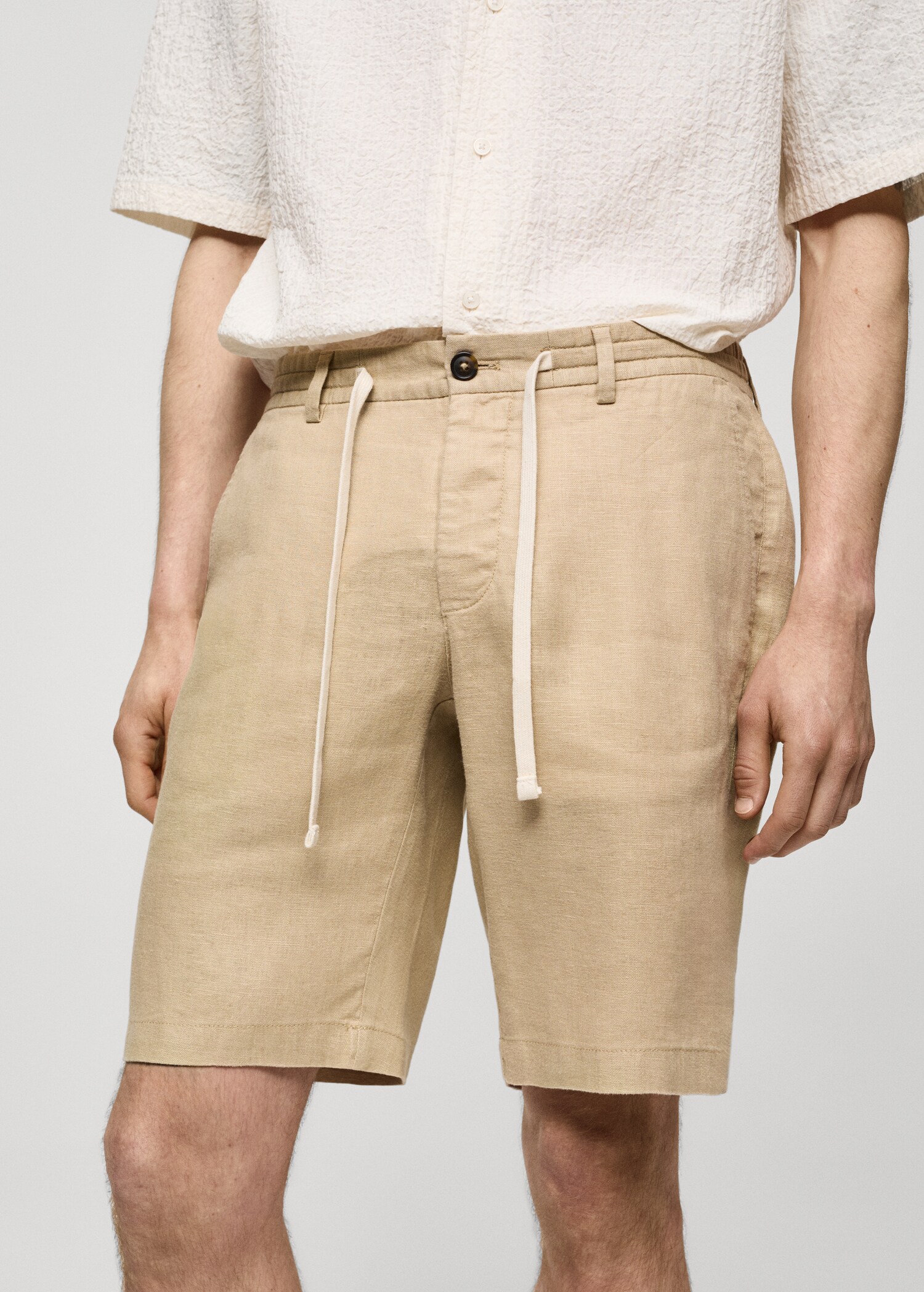 Bermudas 100% lino cordón - Detalle del artículo 1