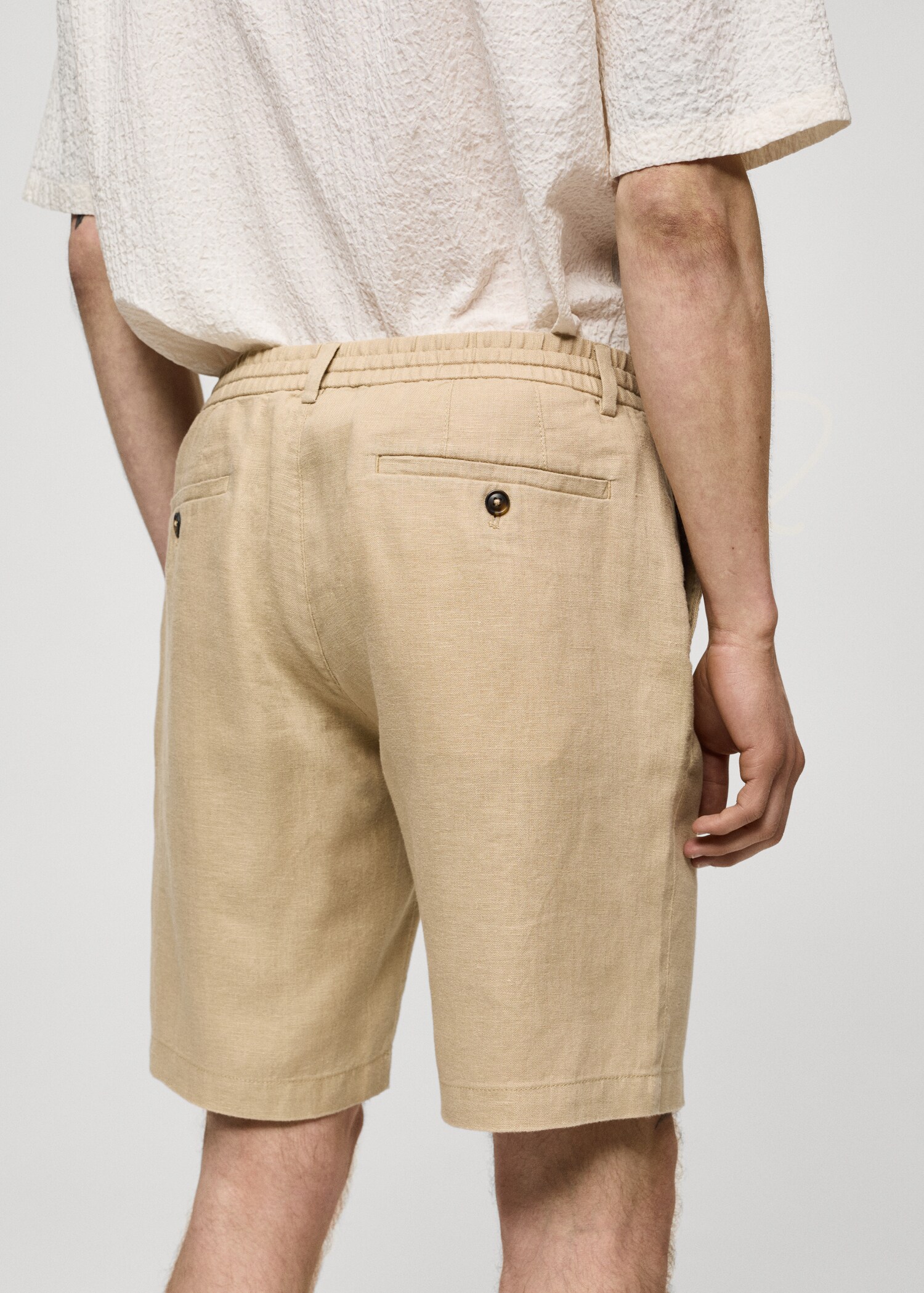 Bermudas 100% lino cordón - Detalle del artículo 2