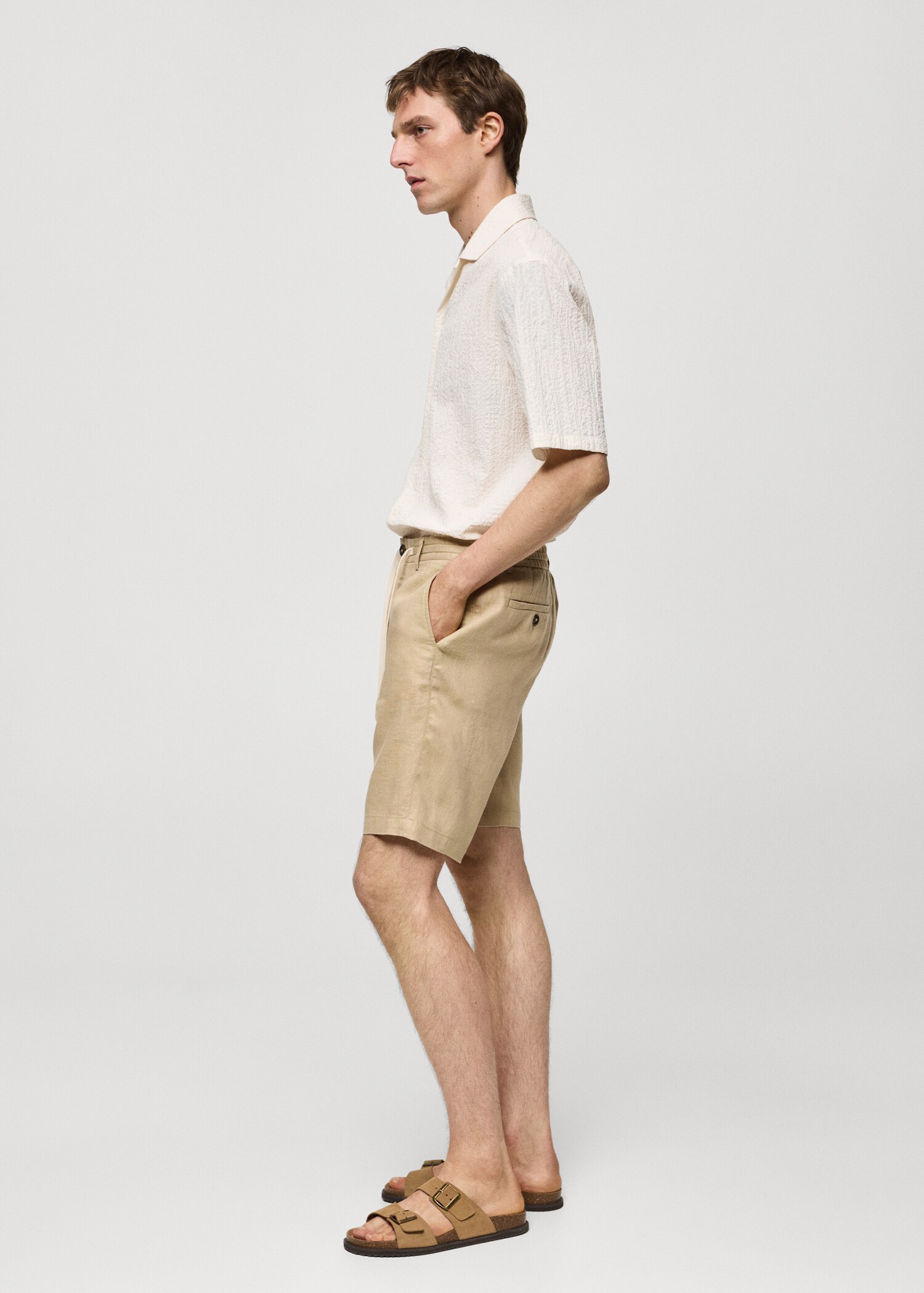 Bermudas 100% lino cordón - Detalle del artículo 6