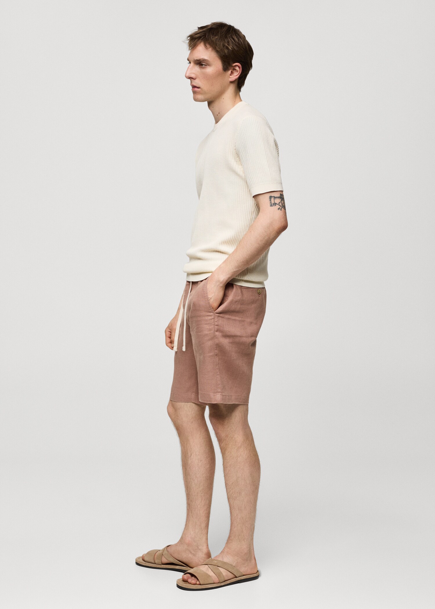 Bermudas 100% lino cordón - Detalle del artículo 6