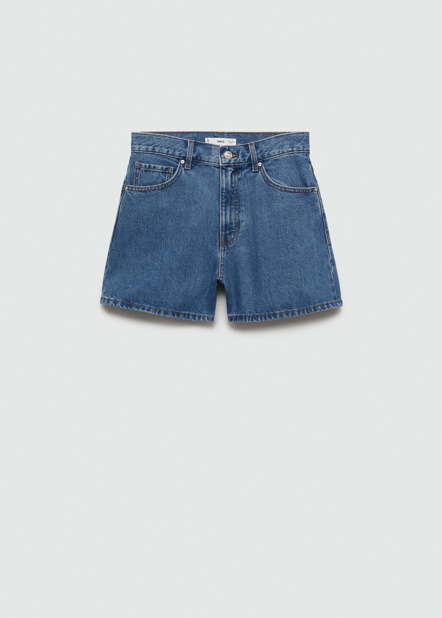Short jean taille haute - Article sans modèle