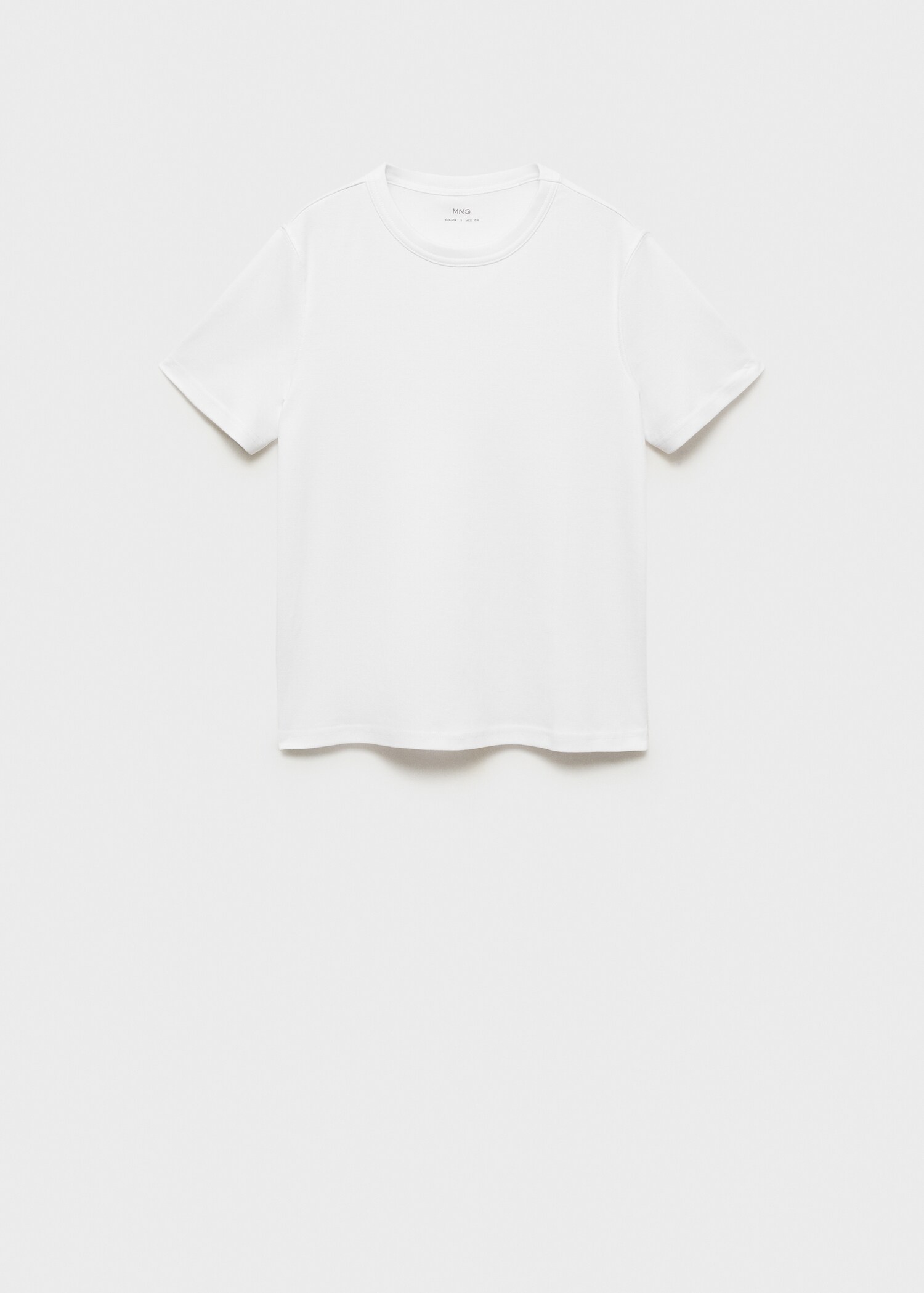 Tricou din bumbac cu mânecă scurtă - Articol fără model
