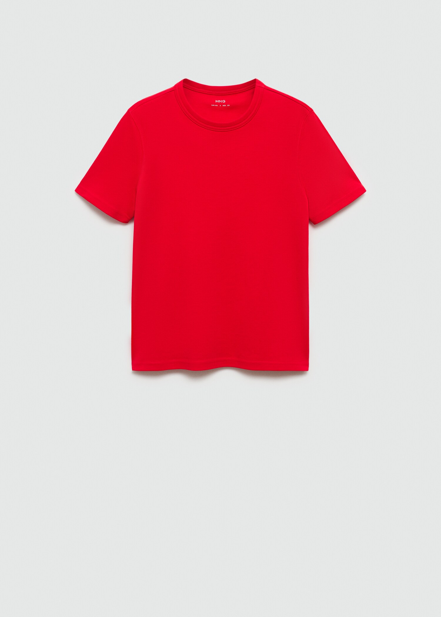 Tricou din bumbac cu mânecă scurtă - Articol fără model