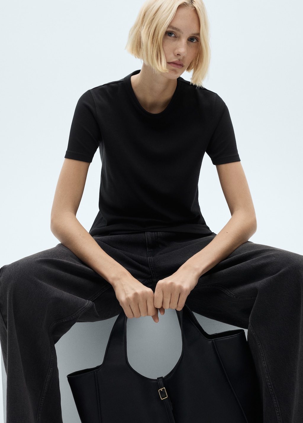 Short-sleeved cotton t-shirt - Women | MANGO USA Short-sleeved cotton t-shirt - Women | MANGO USA