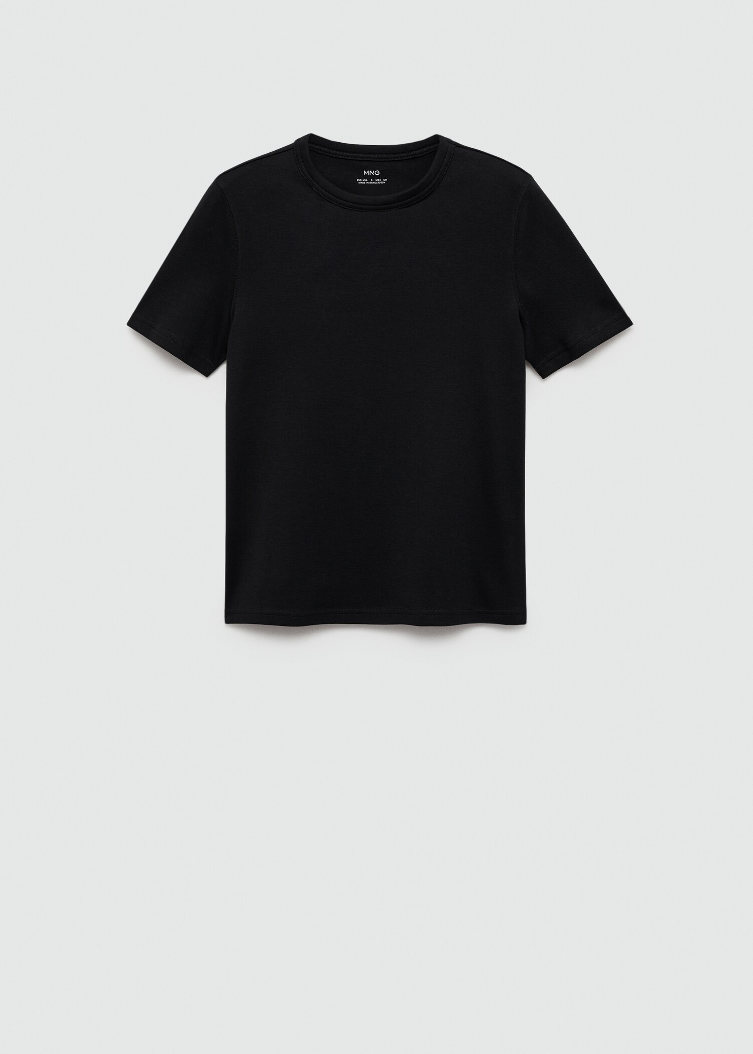 Tricou din bumbac cu mânecă scurtă - Articol fără model