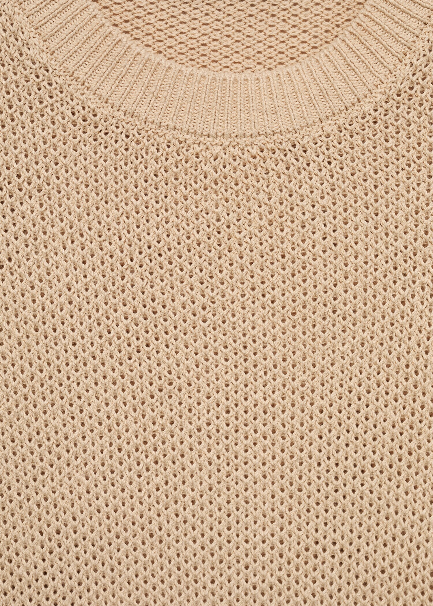 Structured cotton knit t-shirt - Details of the article 8