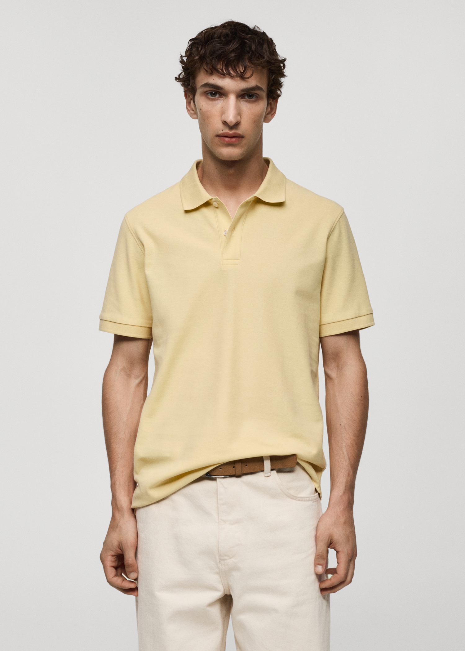 Polo 100% algodón pique - Plano medio