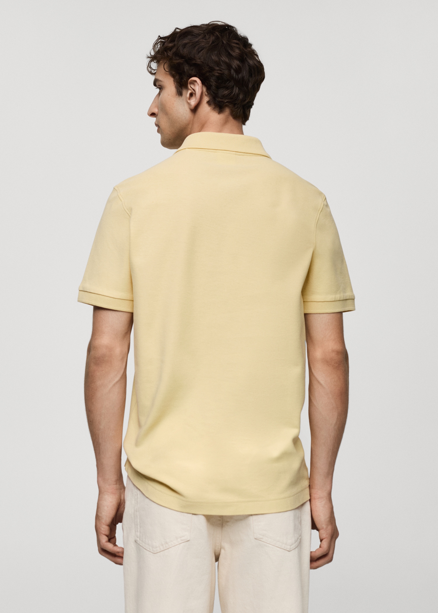 Polo 100% algodón pique - Reverso del artículo