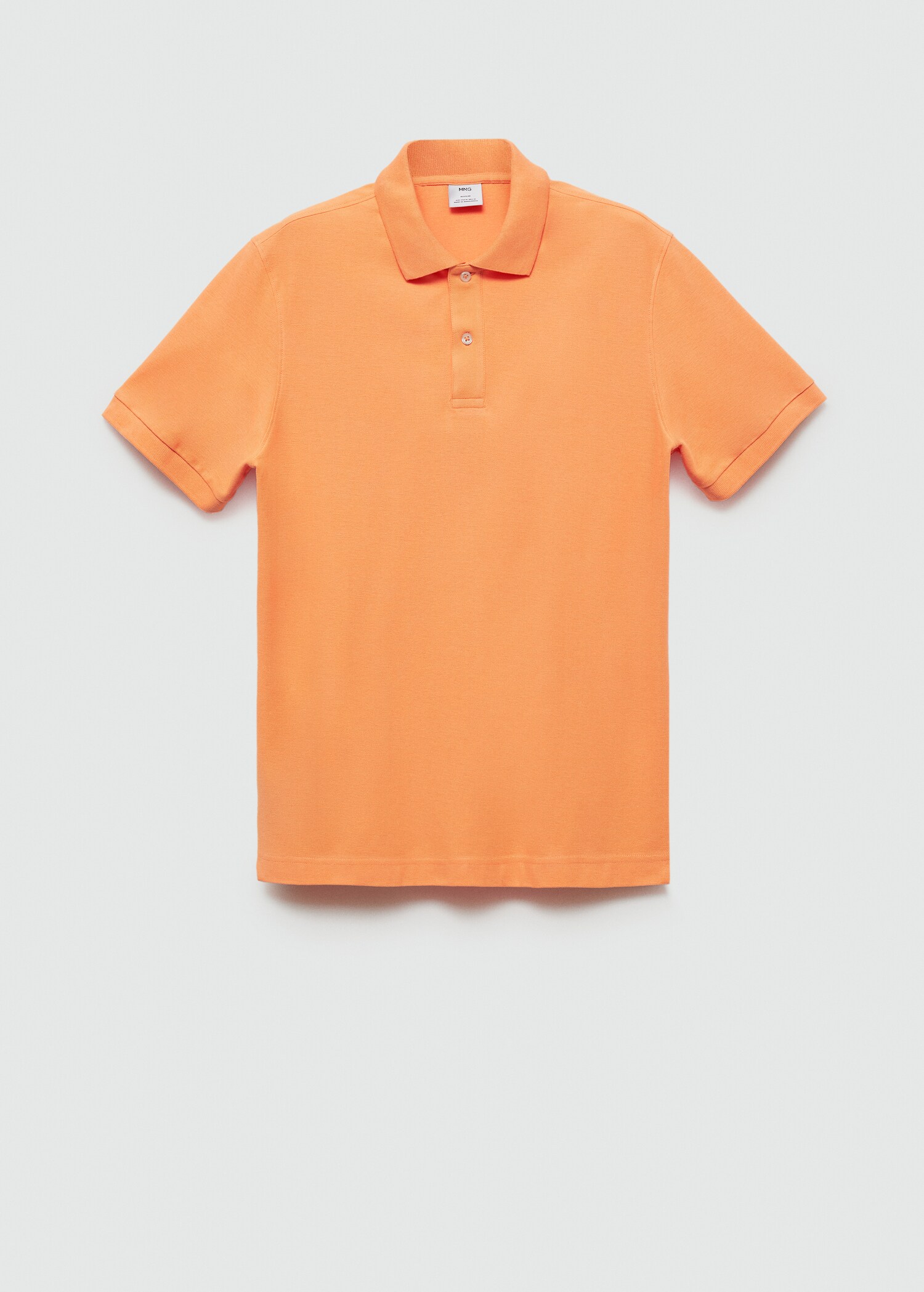 100% cotton pique polo shirt - Article without model