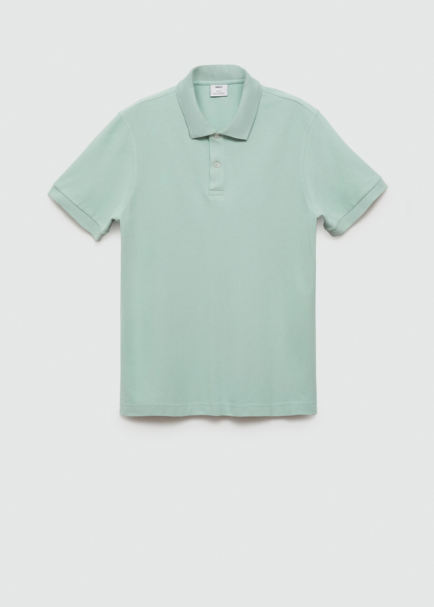 100% cotton pique polo shirt - Article without model