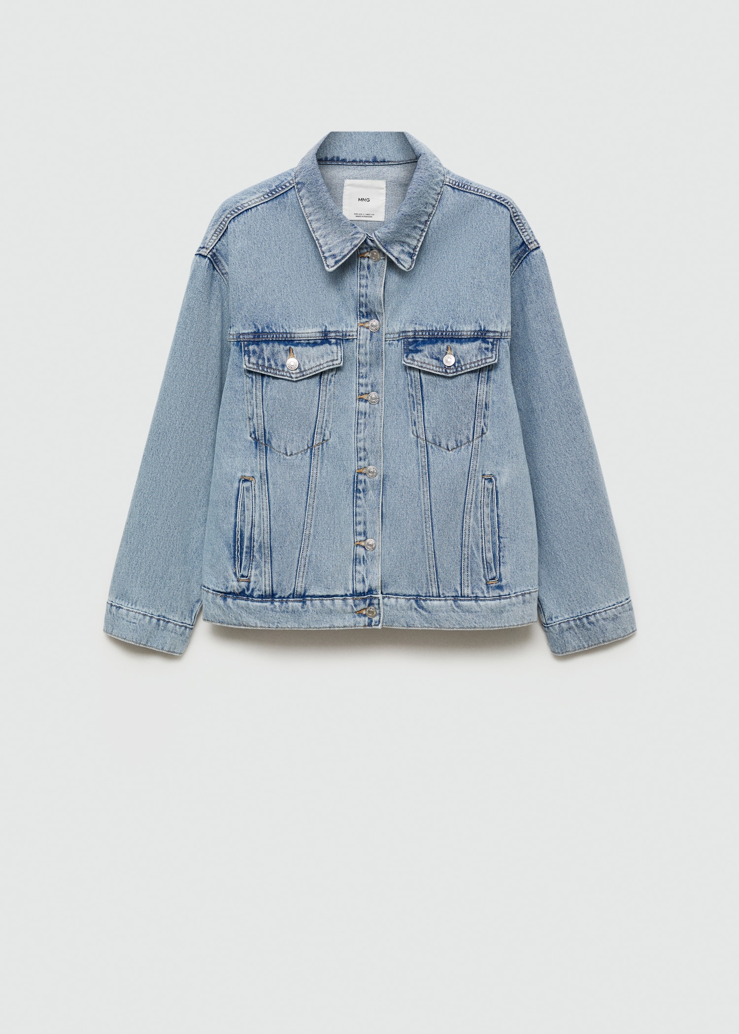 Oversize denim jacket Women MANGO Nigeria