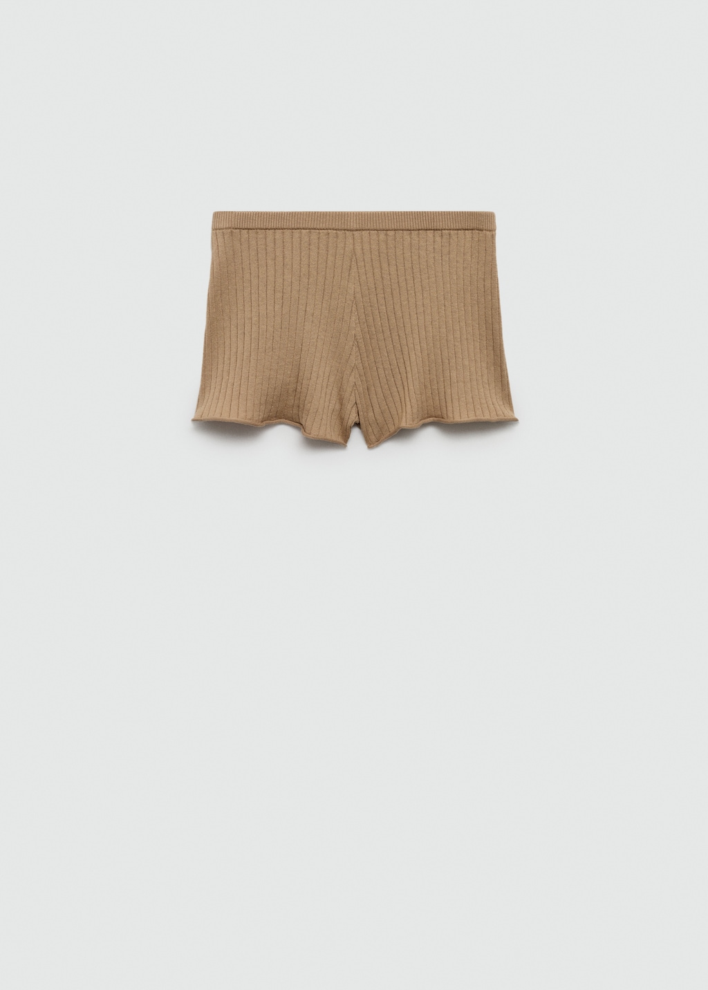 Ribbed knitted shorts | MANGO Niger