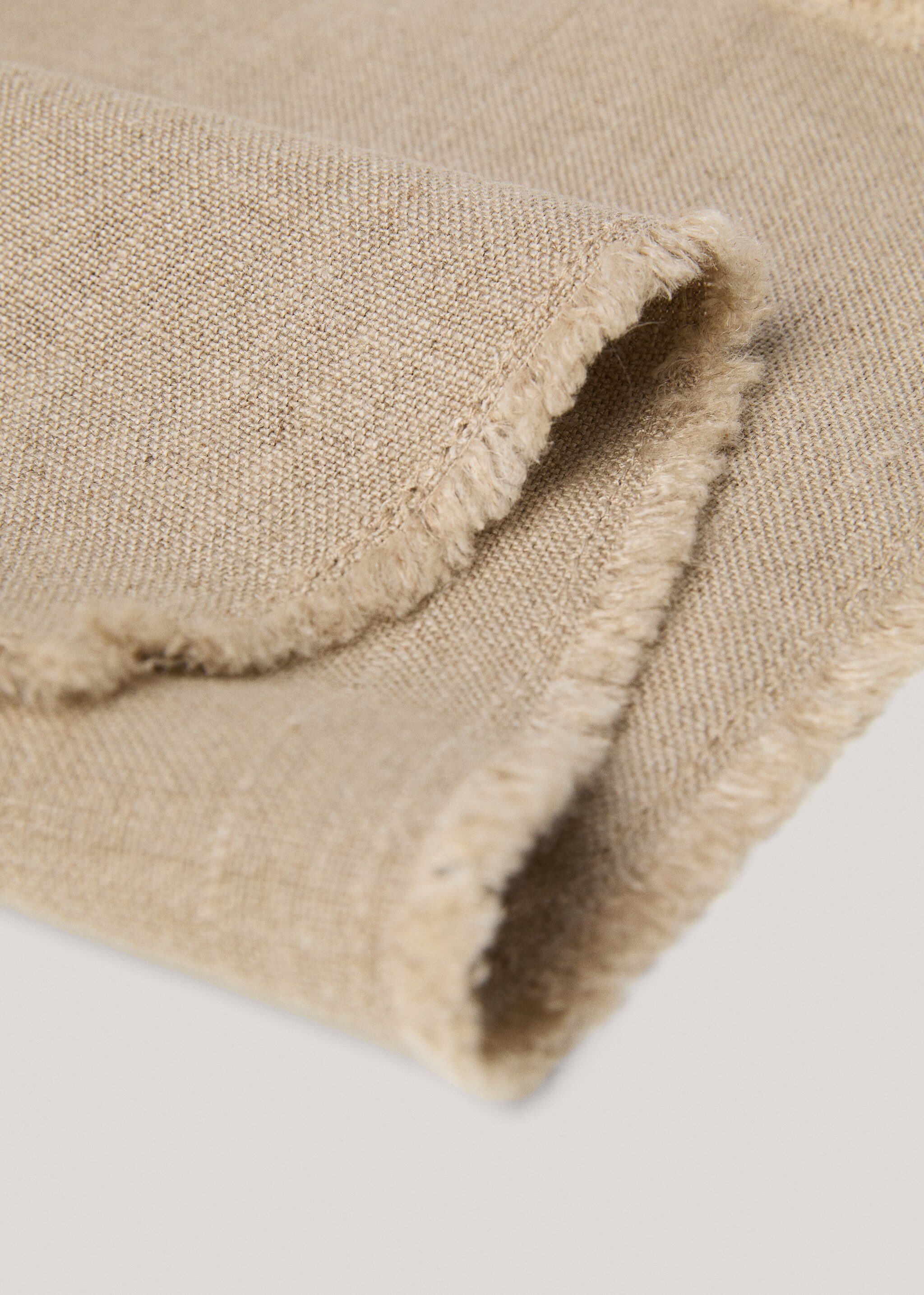 100% linen fringed placemat - Details of the article 1