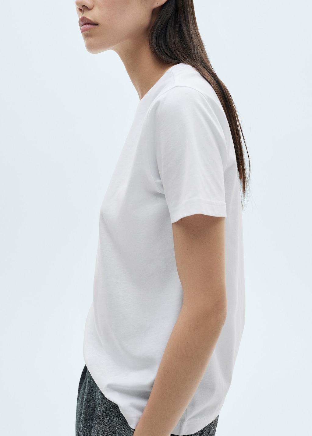 Mango camisetas blancas mujer hotsell