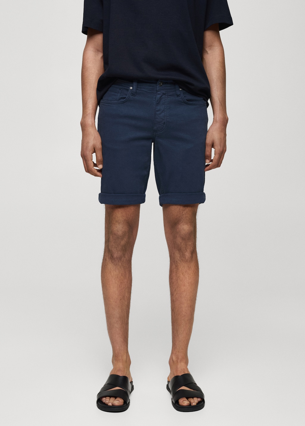 Mango Slim Fit-Jeans-Bermudashorts