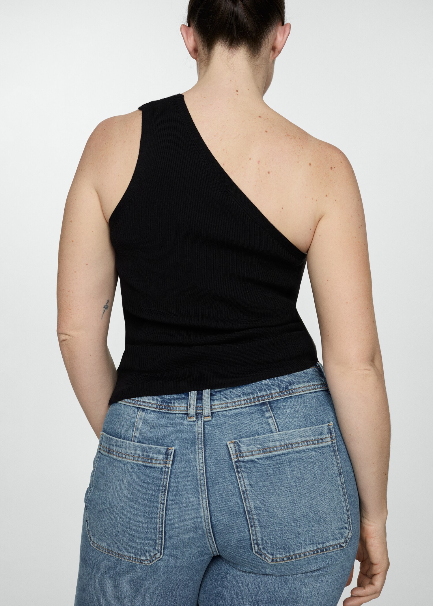 Jean style jupe-culotte Catherin taille haute - Détail de l'article 4