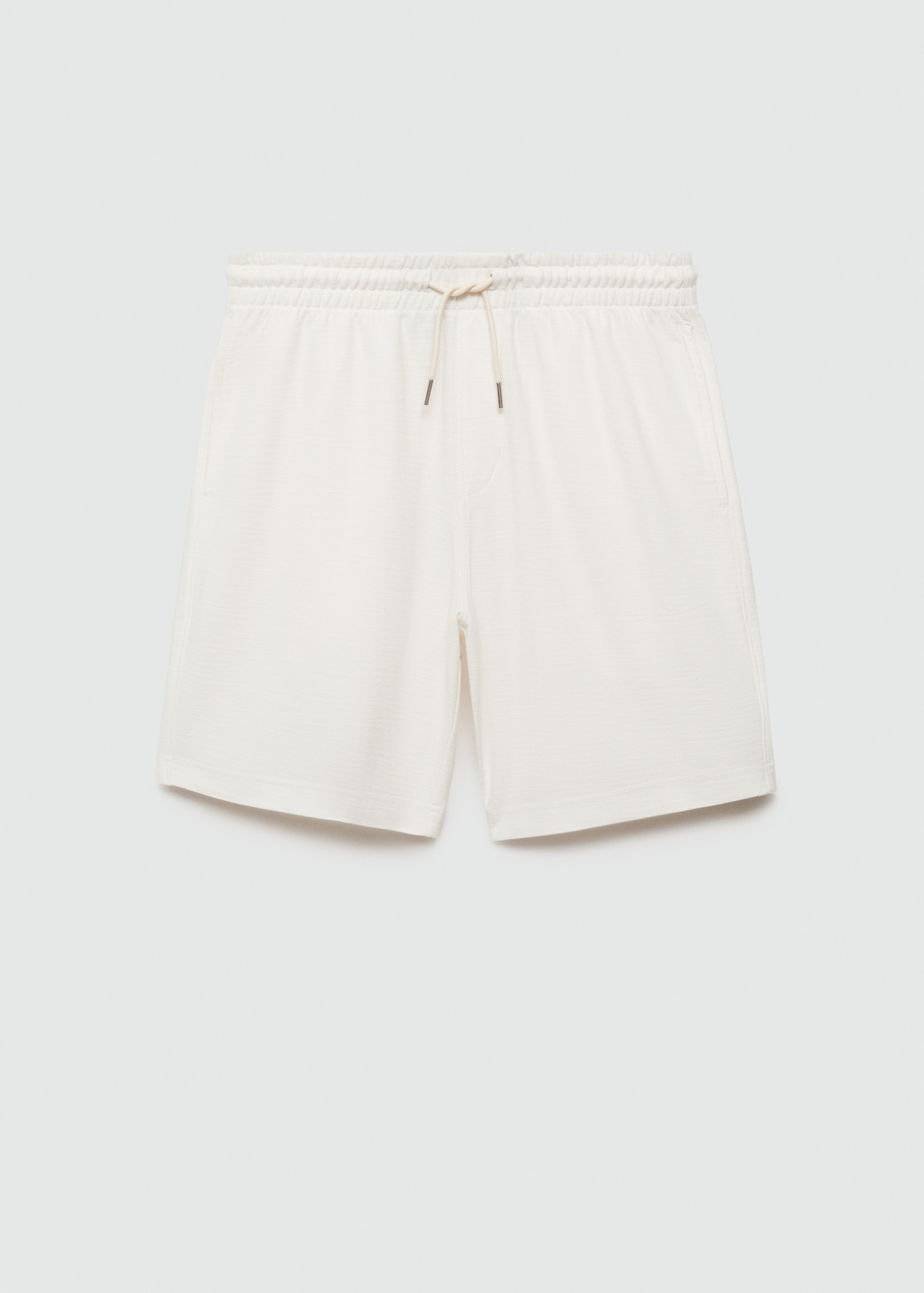 Cotton shorts with drawstring - Article without model