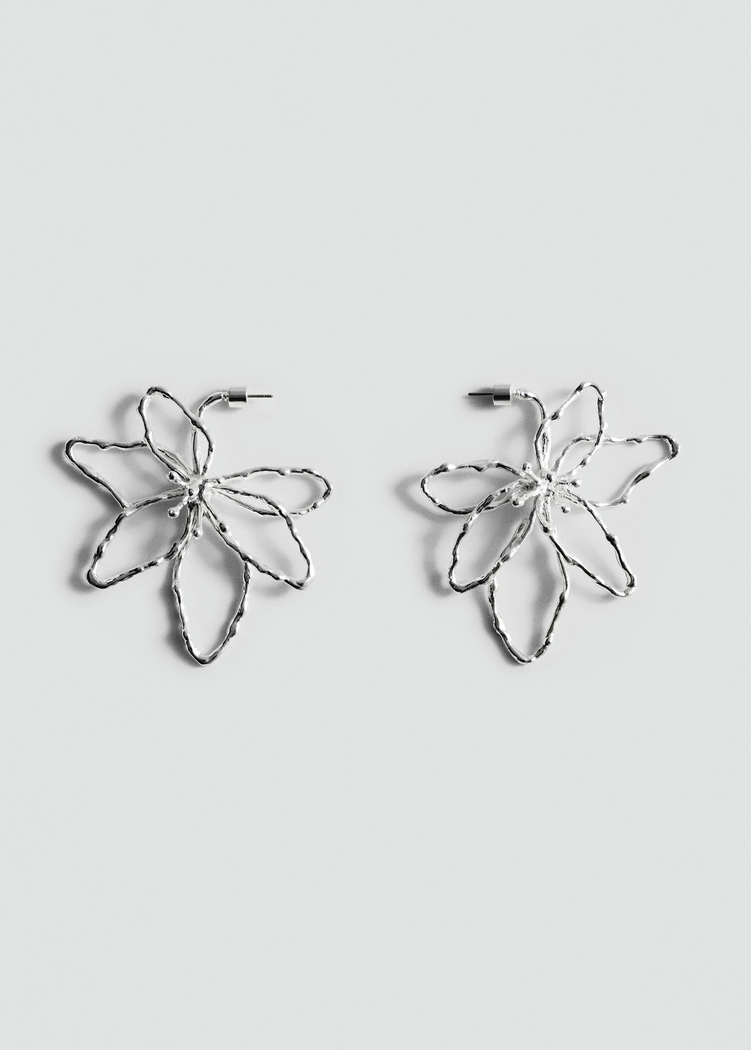 Maxi flower earrings - Article without model