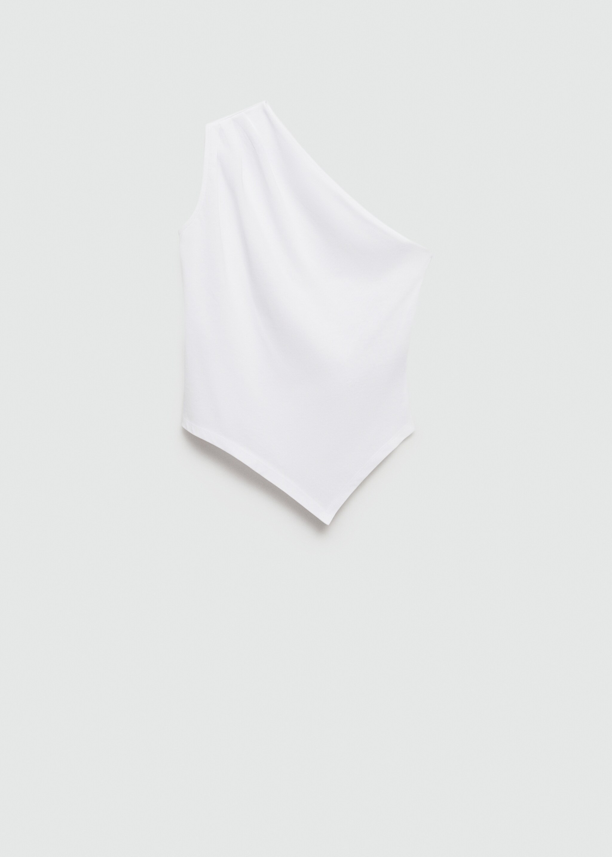 Top diseño asimétrico - Artículo sin modelo, Blanco roto. Ref: 77090637-00.