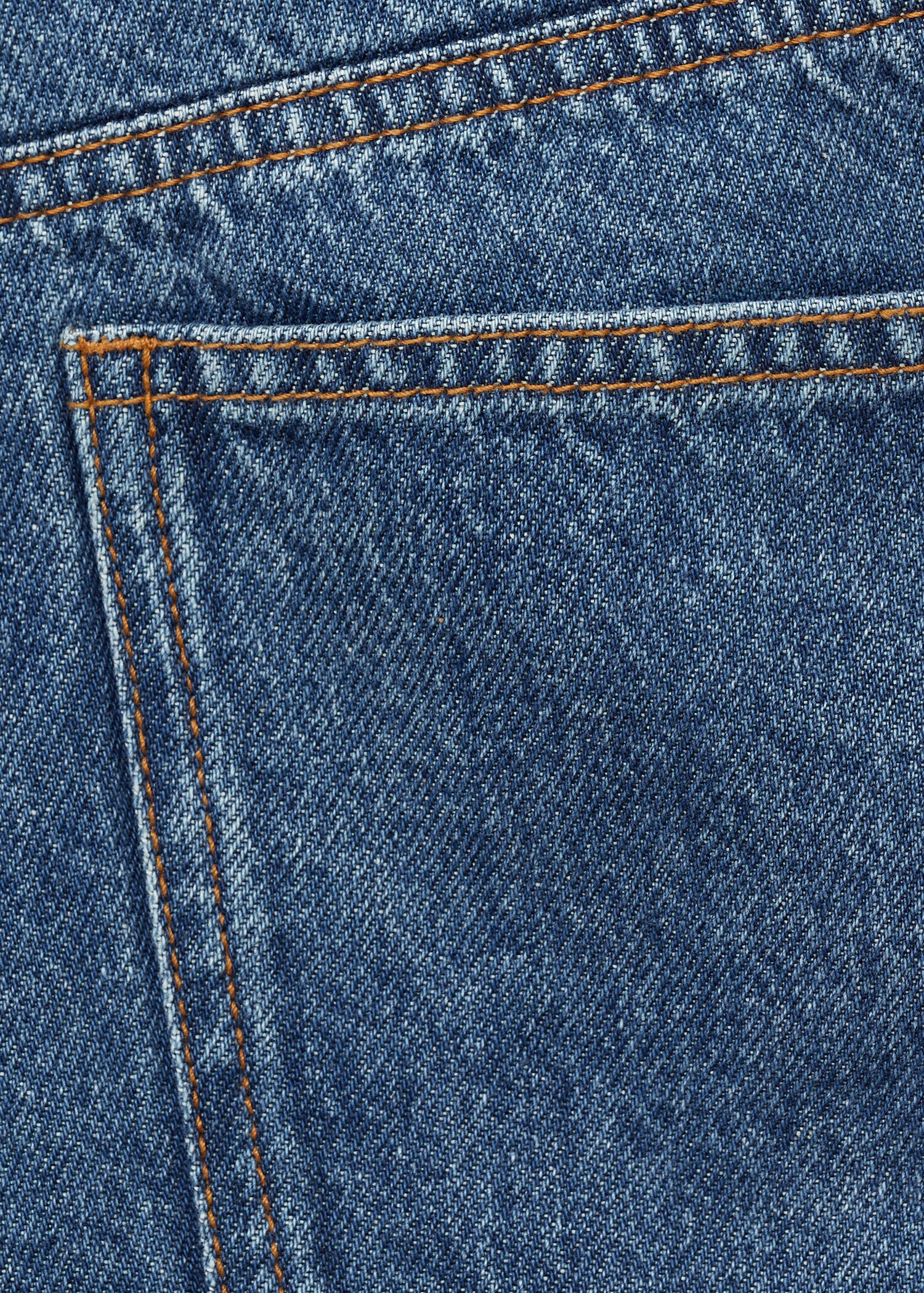 Short en jean revers effilochés - Détail de l'article 0