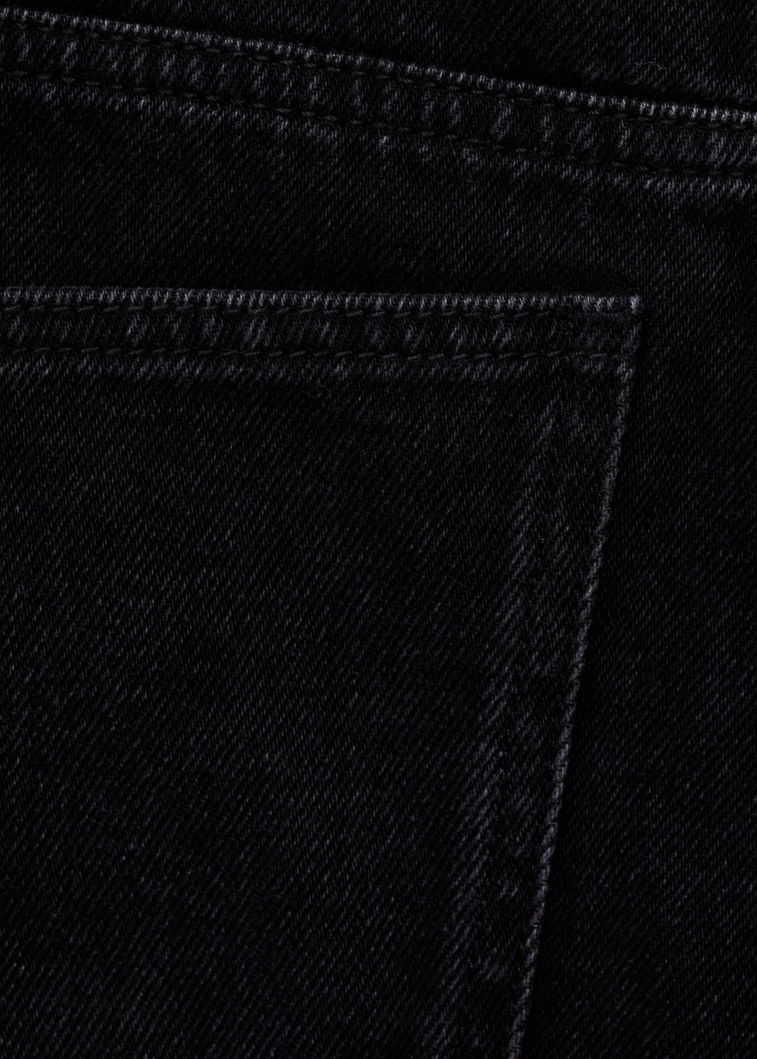Short en jean revers effilochés - Détail de l'article 0