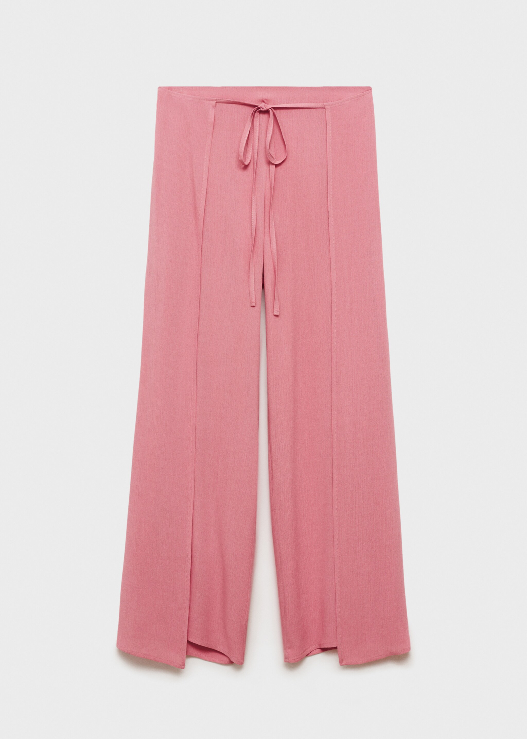 Pantalon palazzo fentes - Article sans modèle, Rose. Ref: 77090643-00.