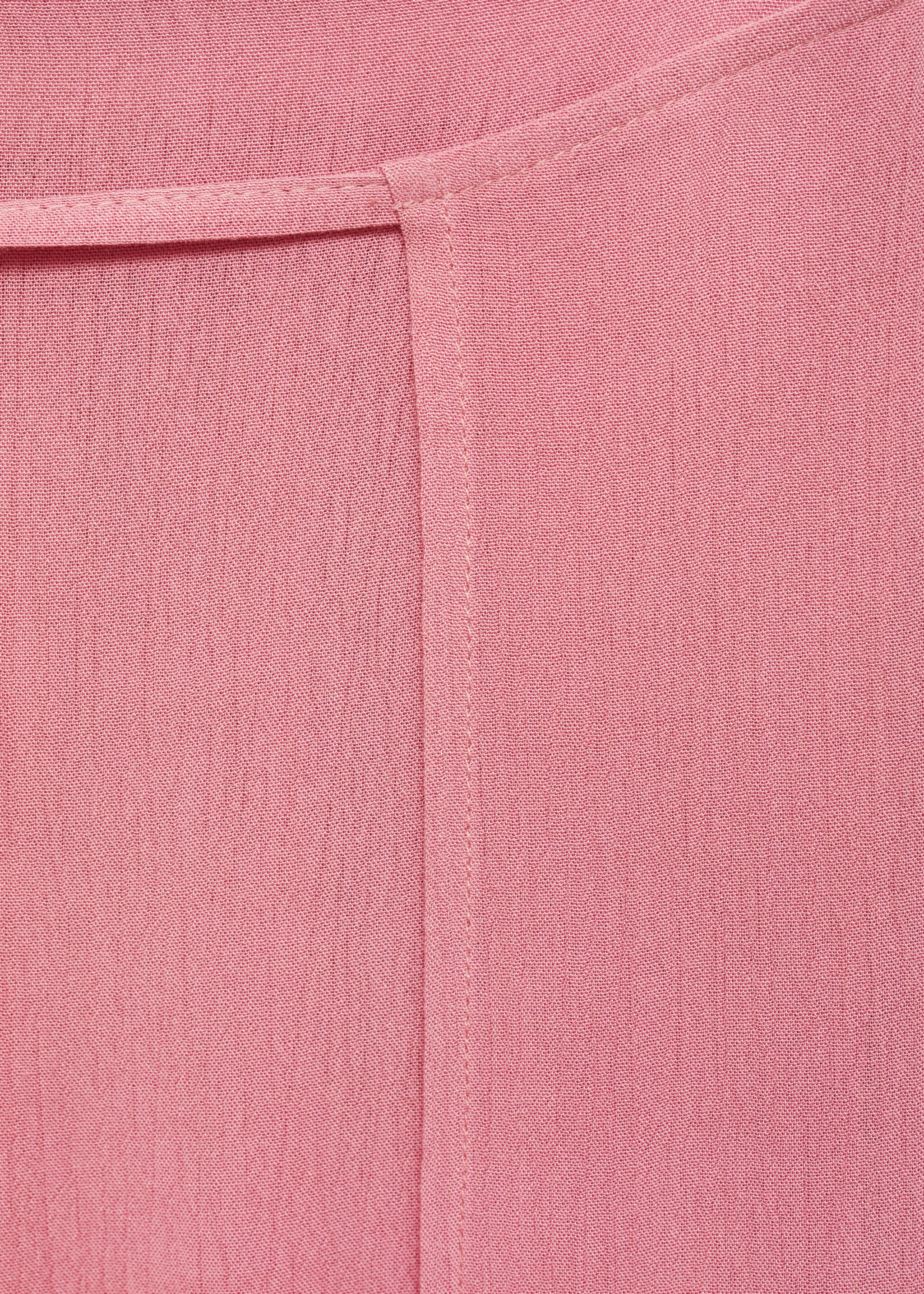 Pantalon palazzo fentes - Détail de l'article 0, Rose. Ref: 77090643-00.