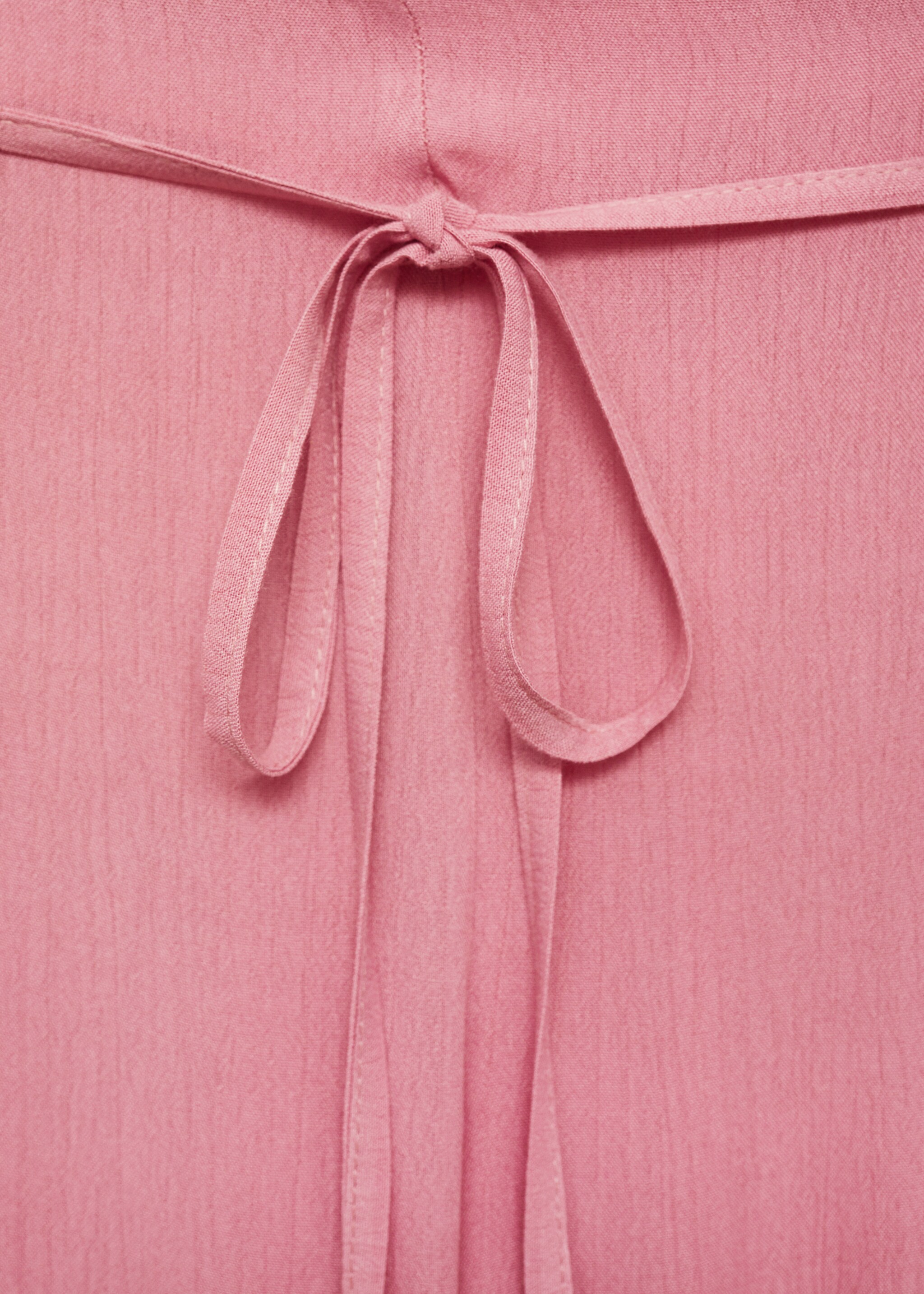 Pantalon palazzo fentes - Détail de l'article 8, Rose. Ref: 77090643-00.