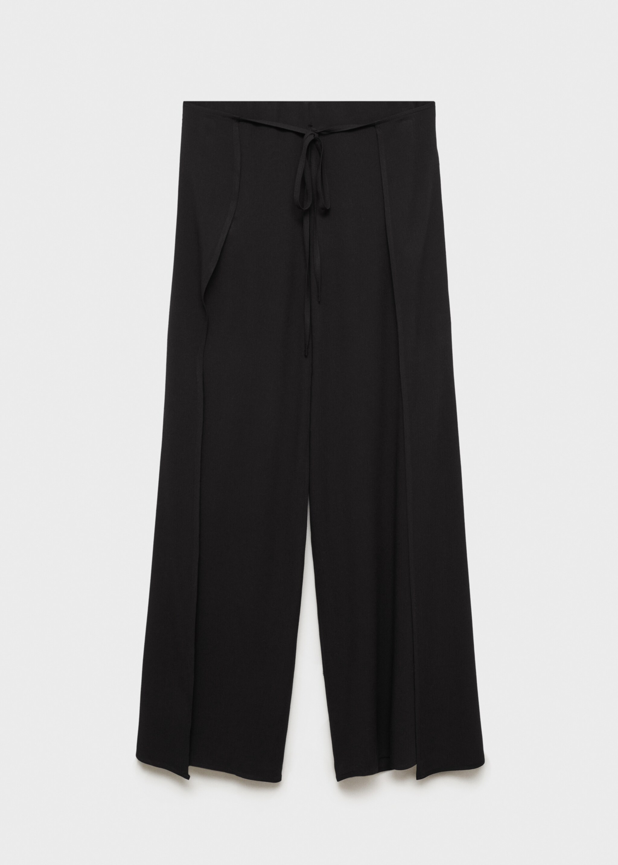 Pantalón palazzo aberturas - Artículo sin modelo, Negro. Ref: 77090643-00.