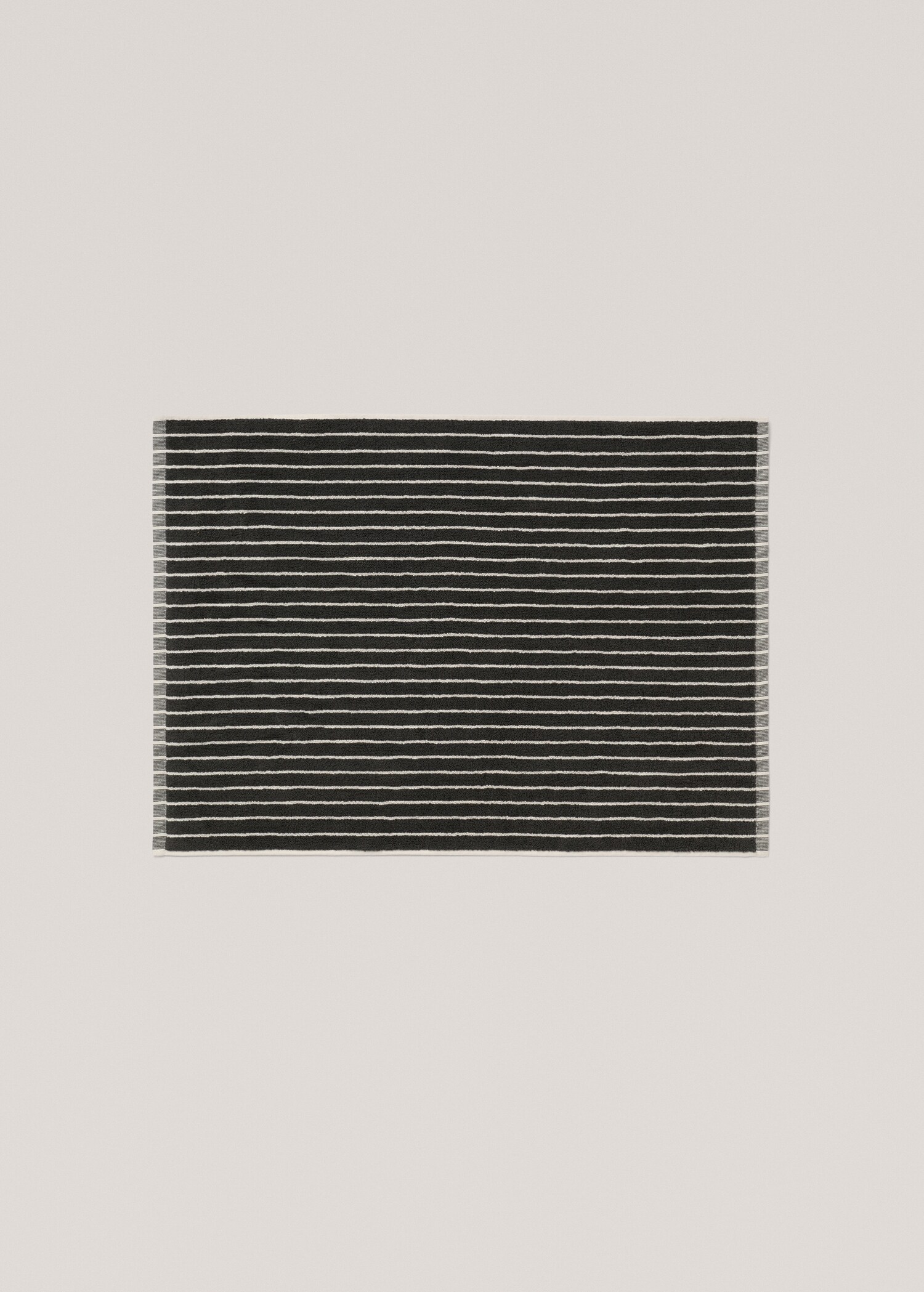 Striped cotton rug - Article without model