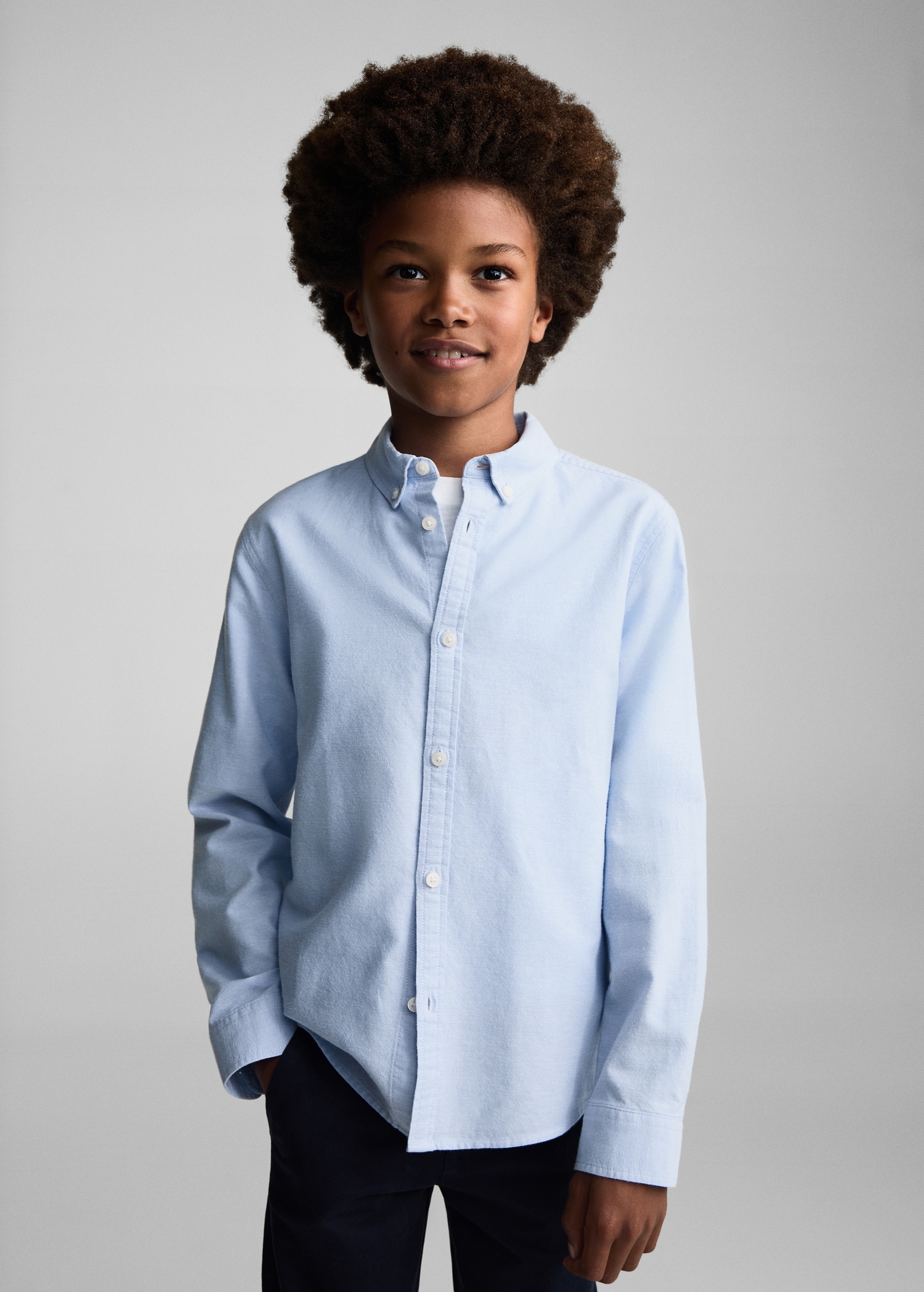 Oxford cotton shirt - Medium plane