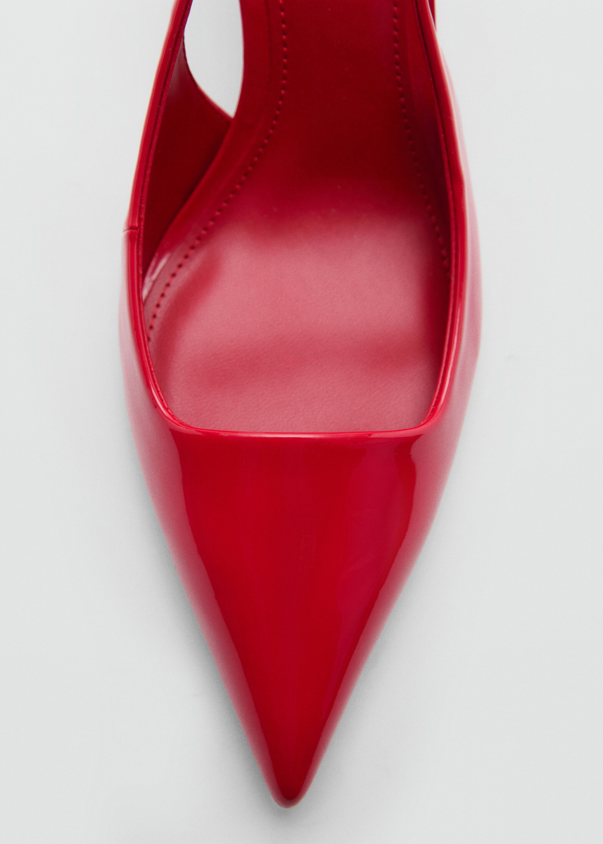 Patent leather-effect heeled shoes - Details of the article 2