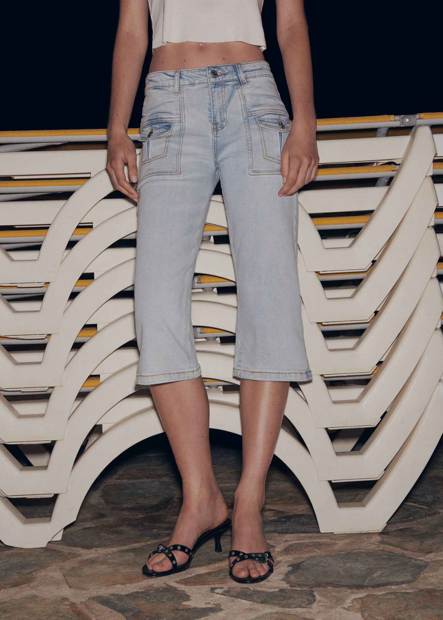 Jeans capri rectos - Detalle del artículo 7