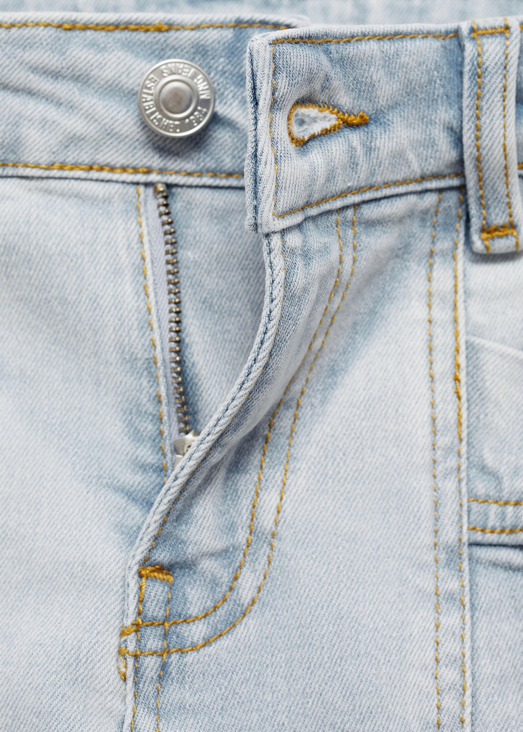 Прямые джинсы-капри - Деталь изделия 8