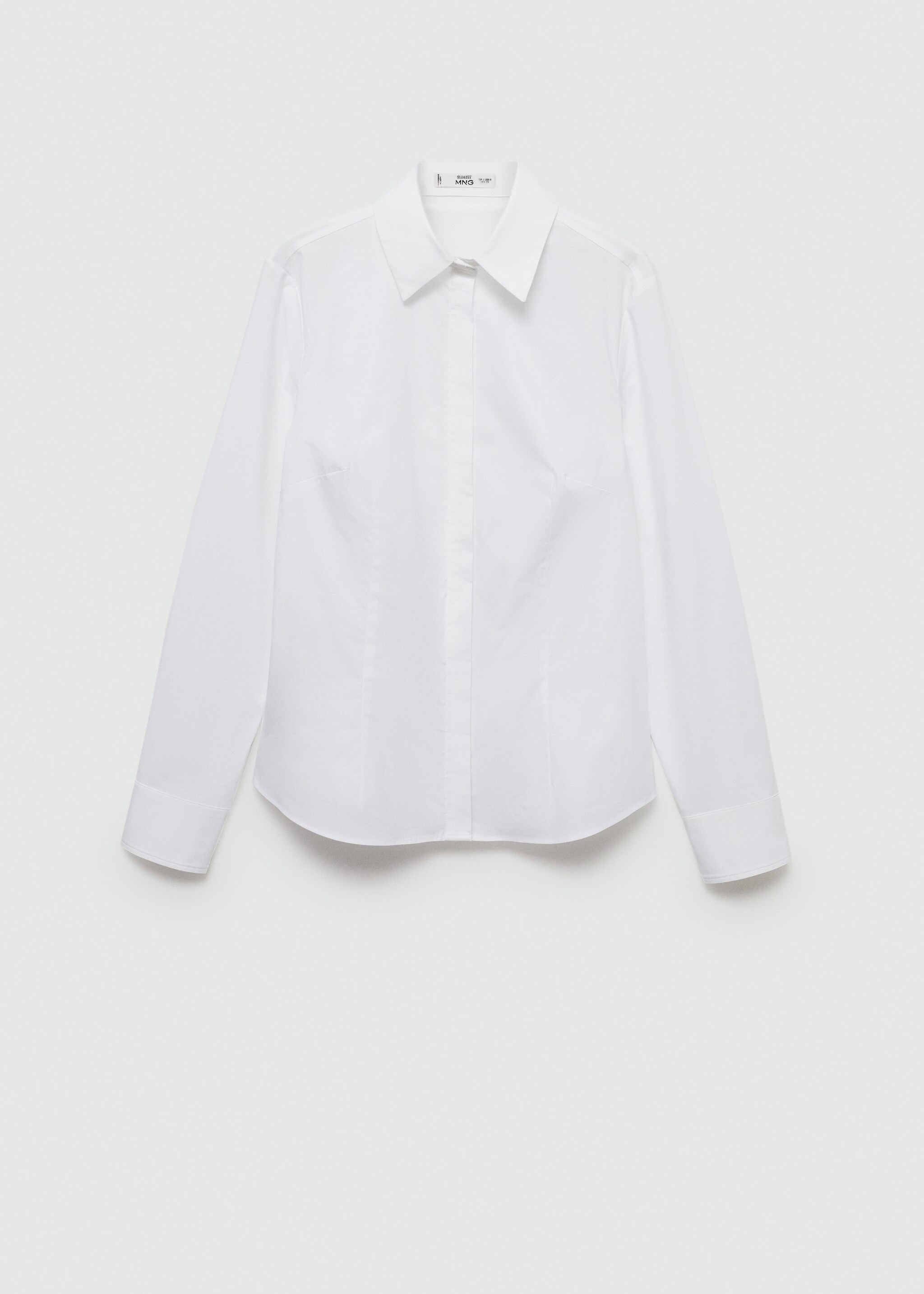 Fitted cotton shirt - Article without model