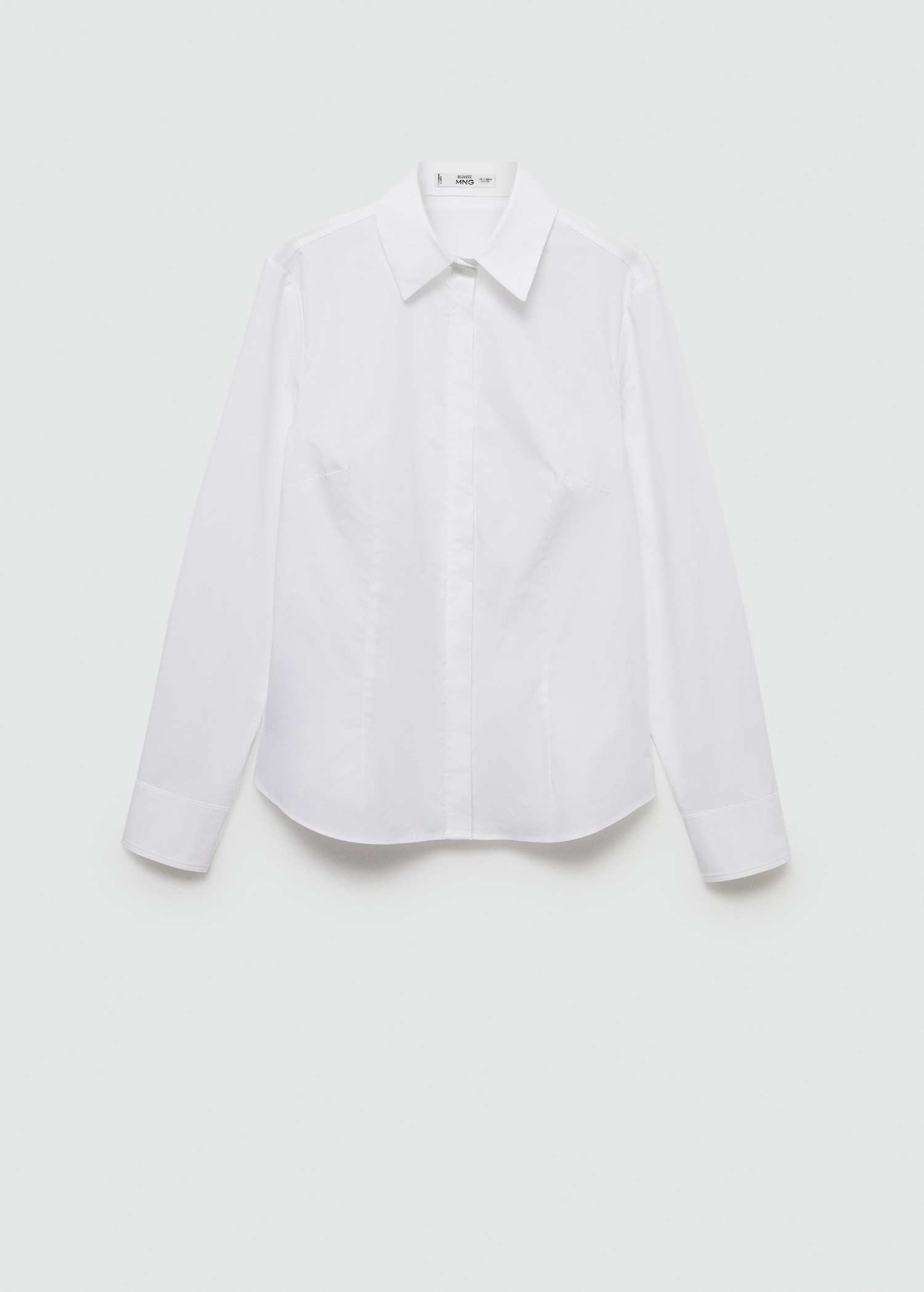 Fitted cotton shirt - Article without model