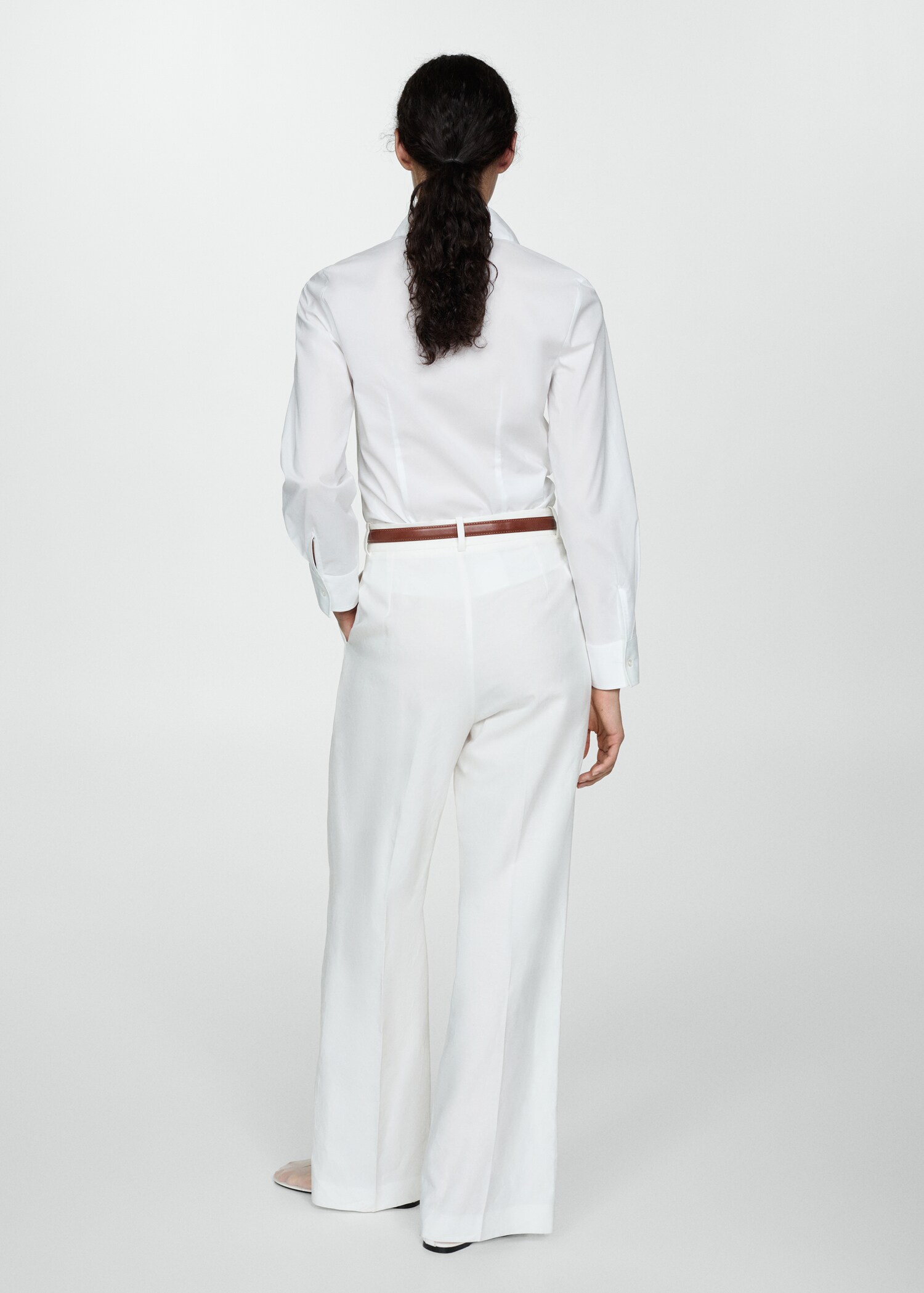 Chemise cintrée coton - Verso de l’article