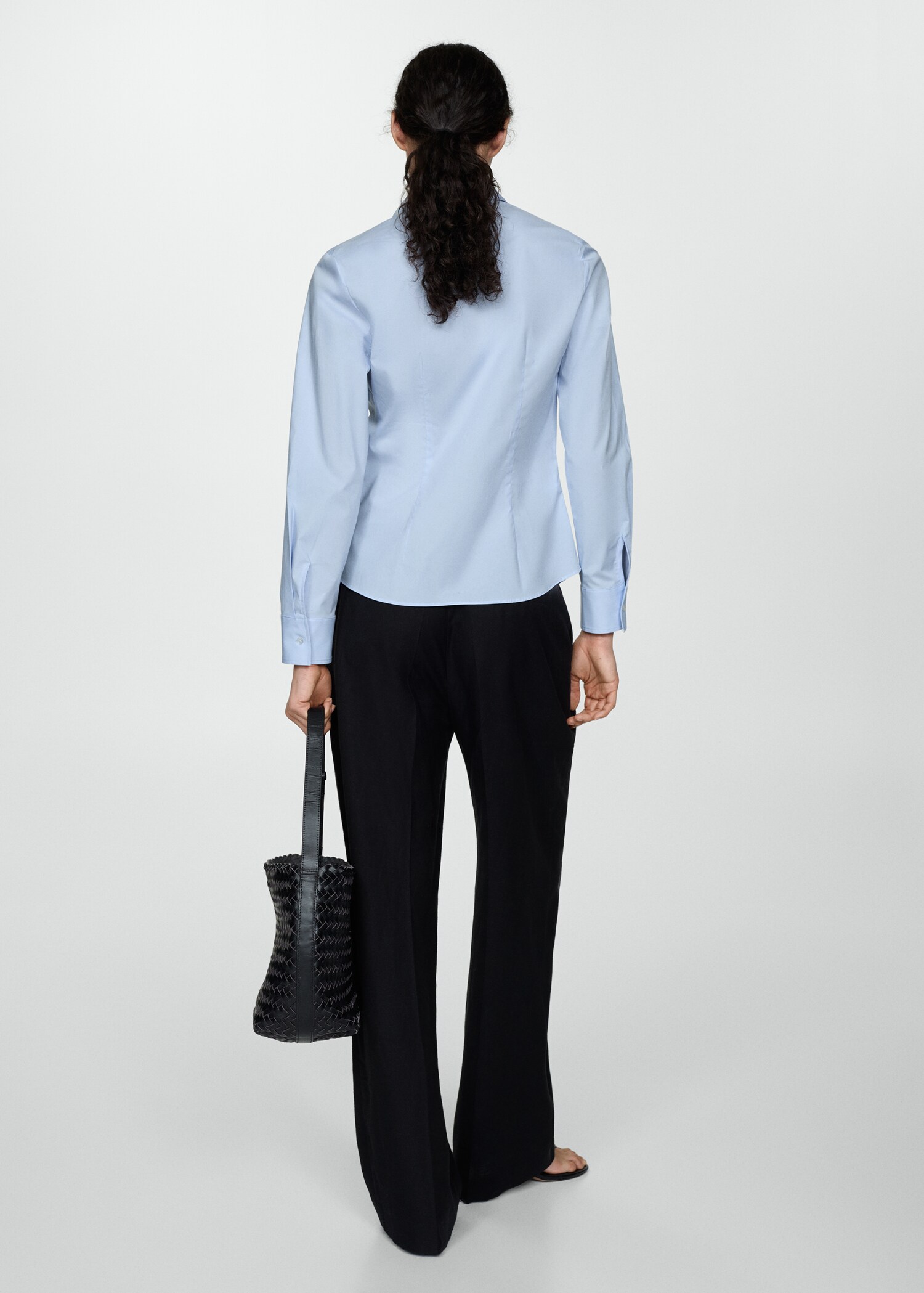 Chemise cintrée coton - Verso de l’article