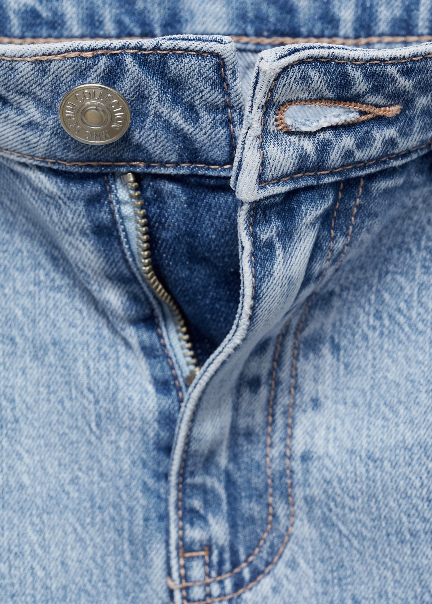 Yırtmaçlı denim etek - Ürün detayı 8