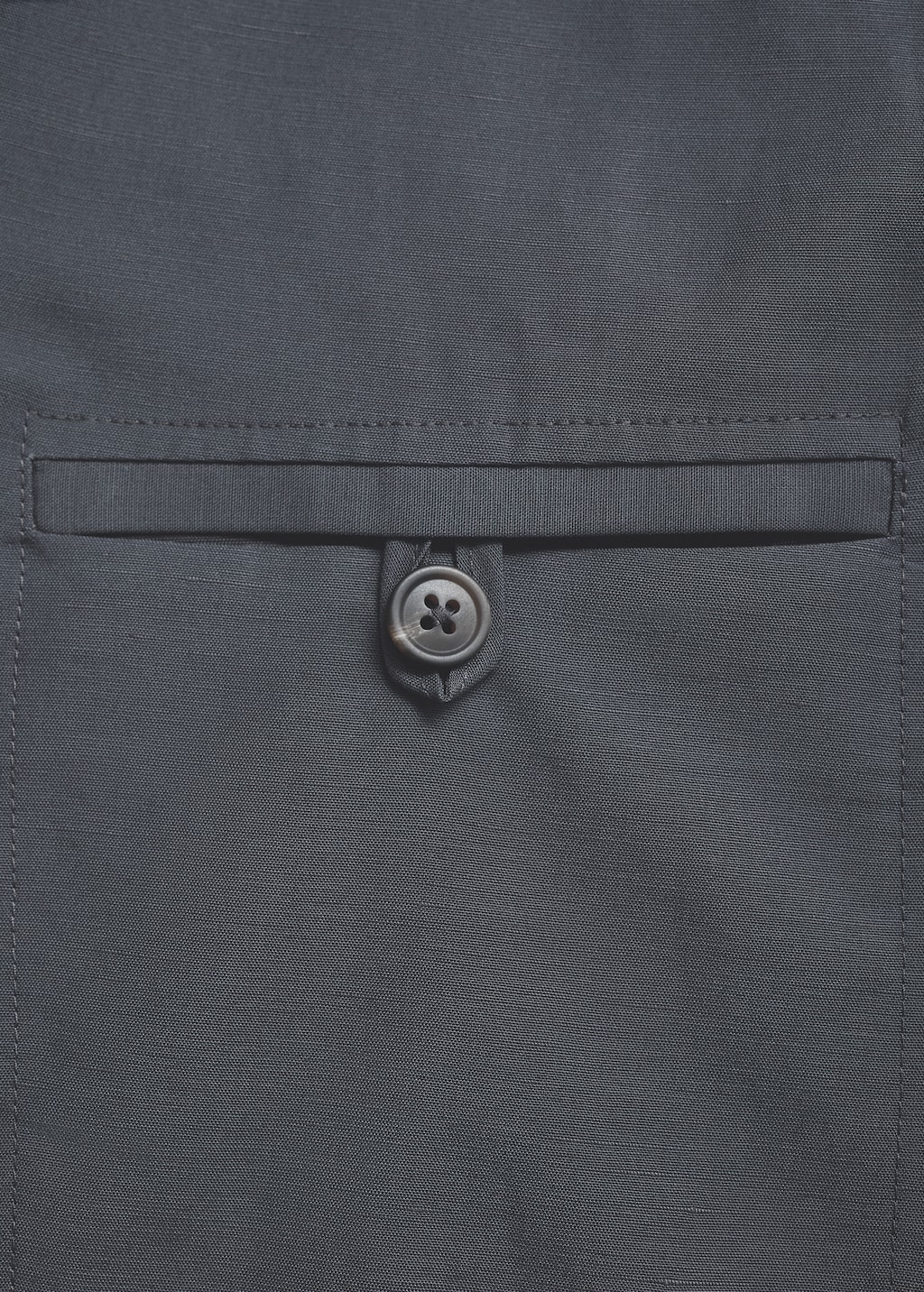 Slim-fit linen-blend suit jacket