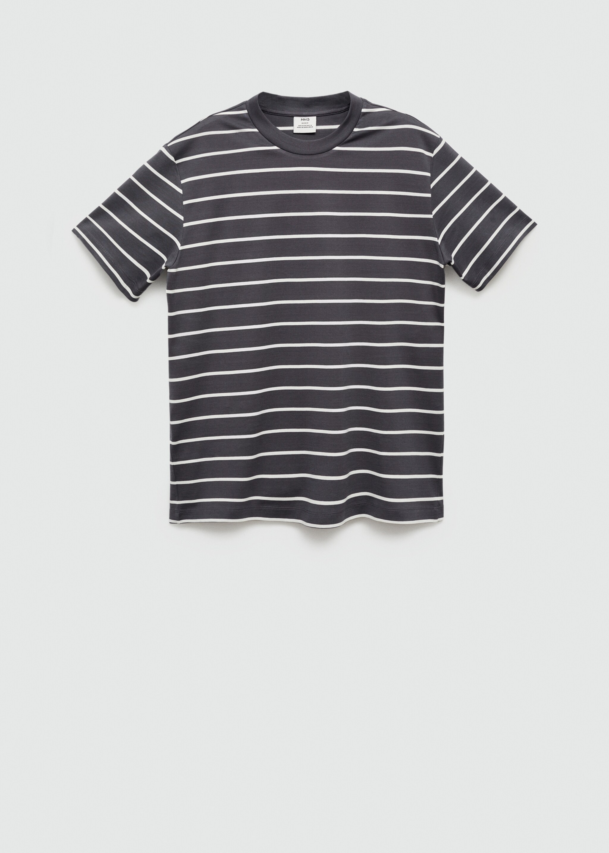 Striped cotton T-shirt - Article without model