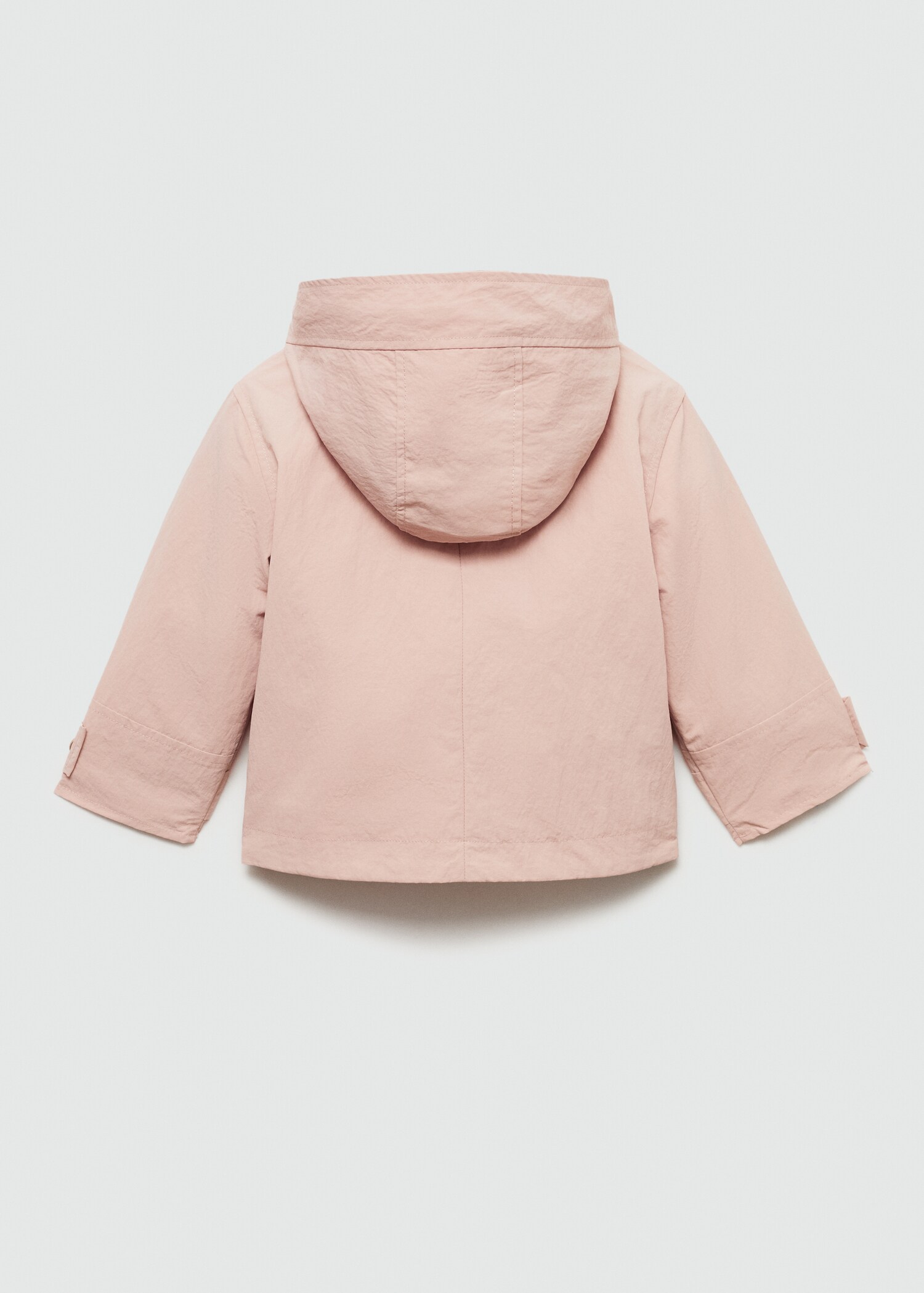 Raincoat hooded jacket - Reverse of the article