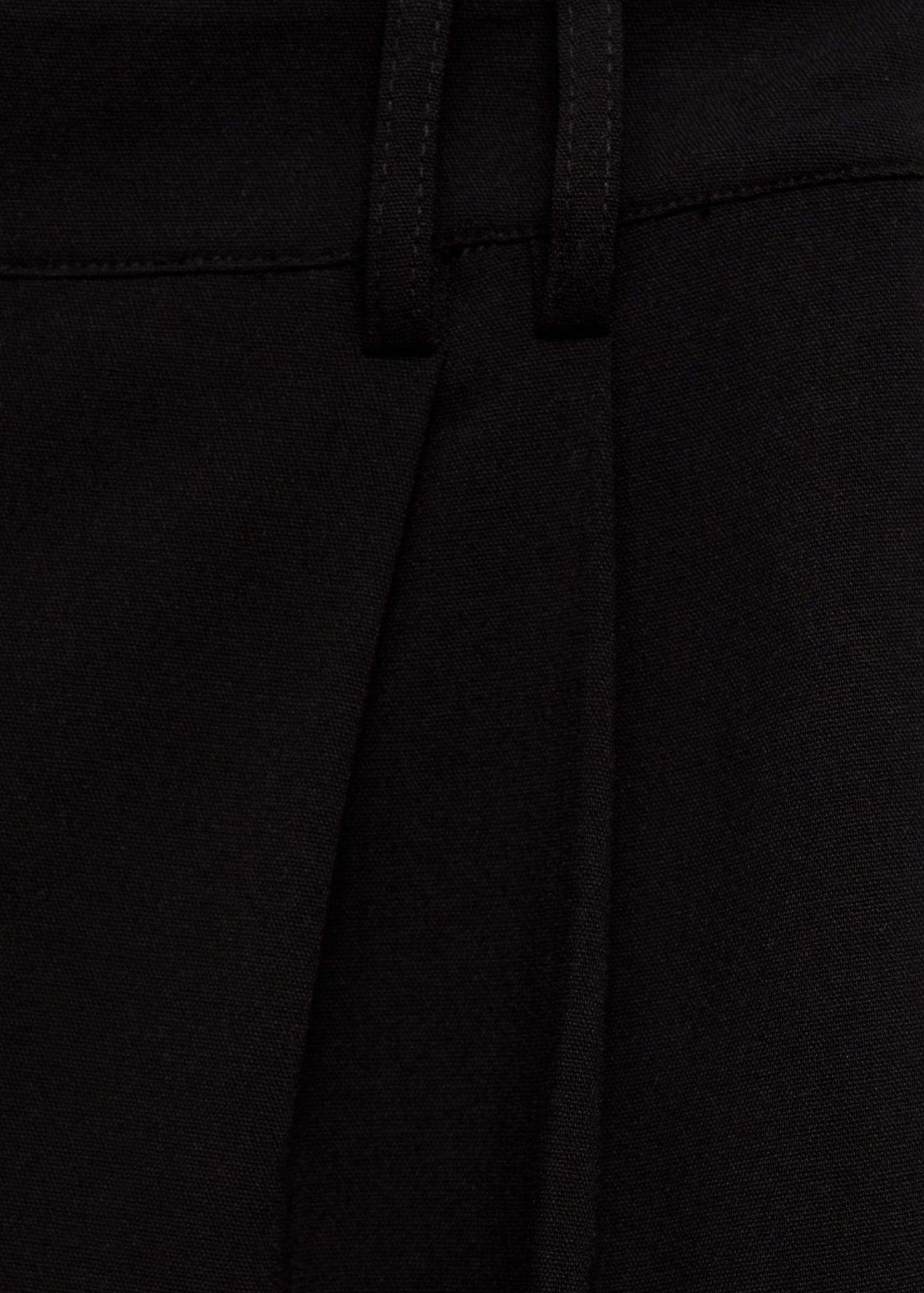 Straight-fit high-waist bermuda shorts - Details of the article 0