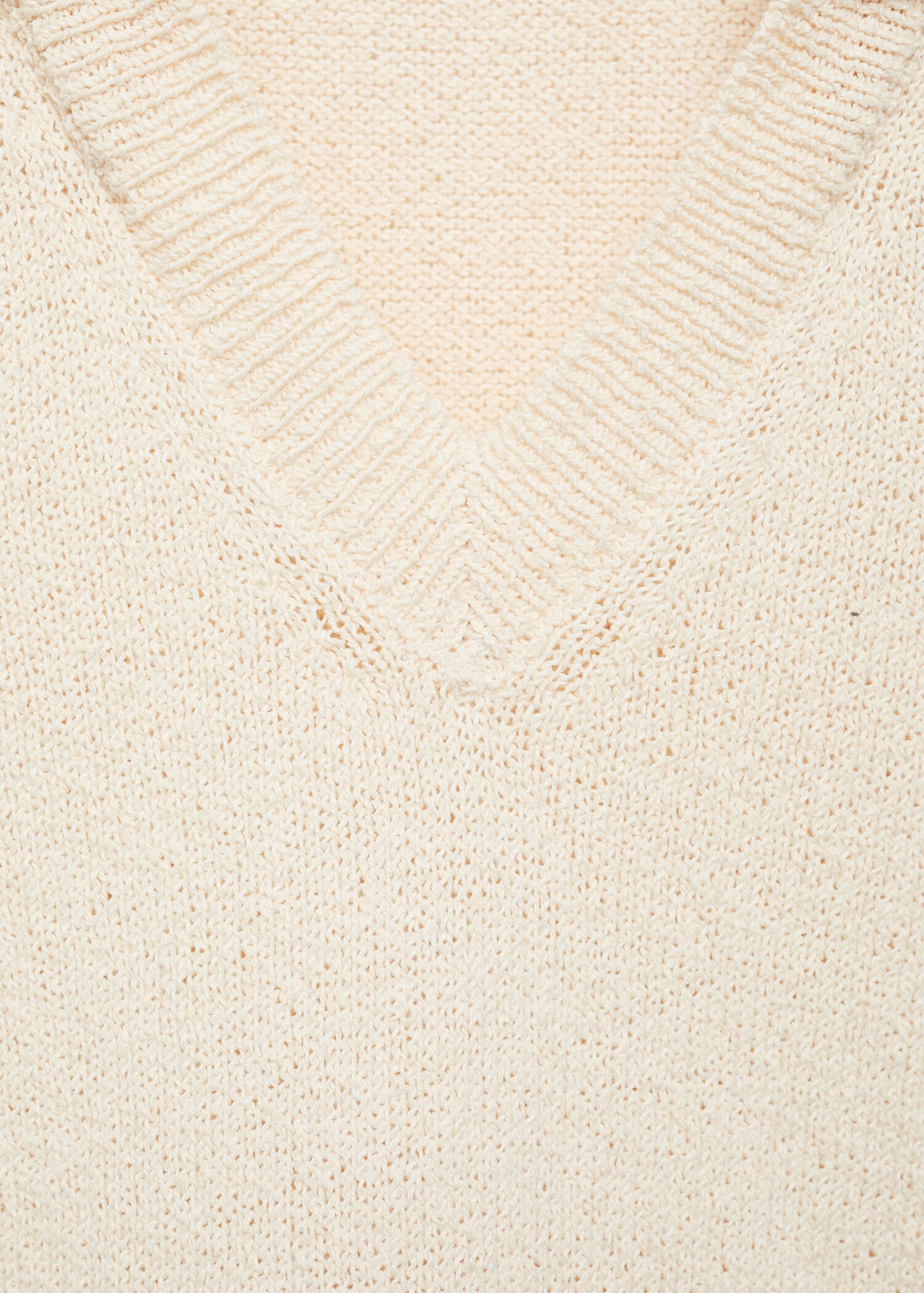 Striped knitted gilet - Details of the article 8