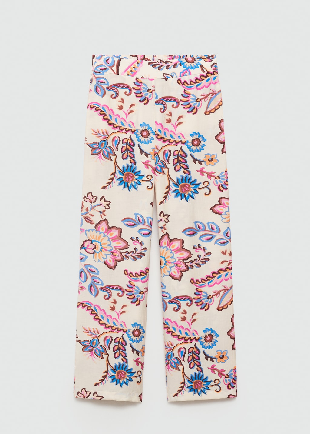 Mango pantalon fleuri hotsell