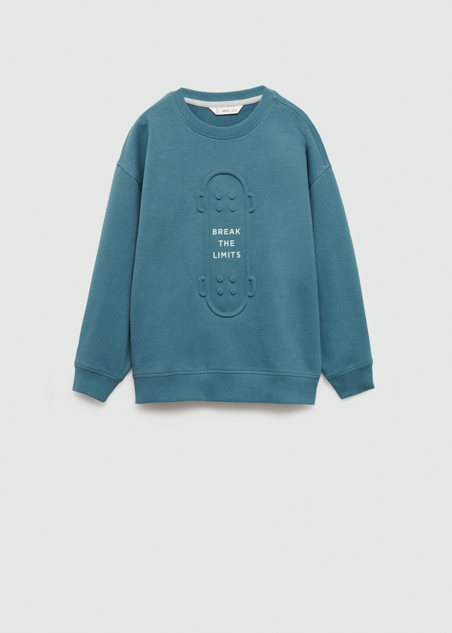 Embossed design sweatshirt - Article without model